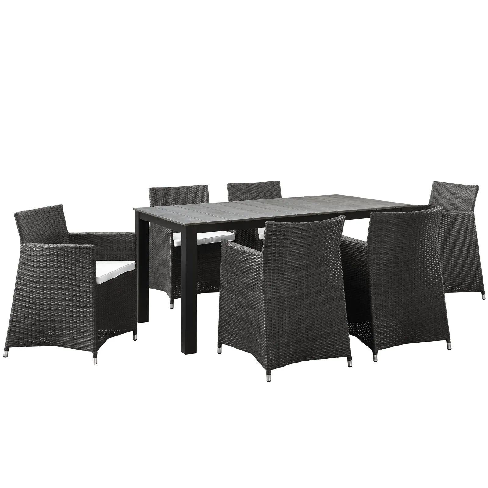 Junction 7 Piece Outdoor Patio Dining Set by Modway