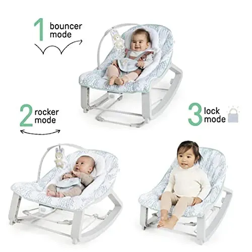 Keep Cozy 3-in-1 Grow with Me Bounce and Rock Seat - Spruce