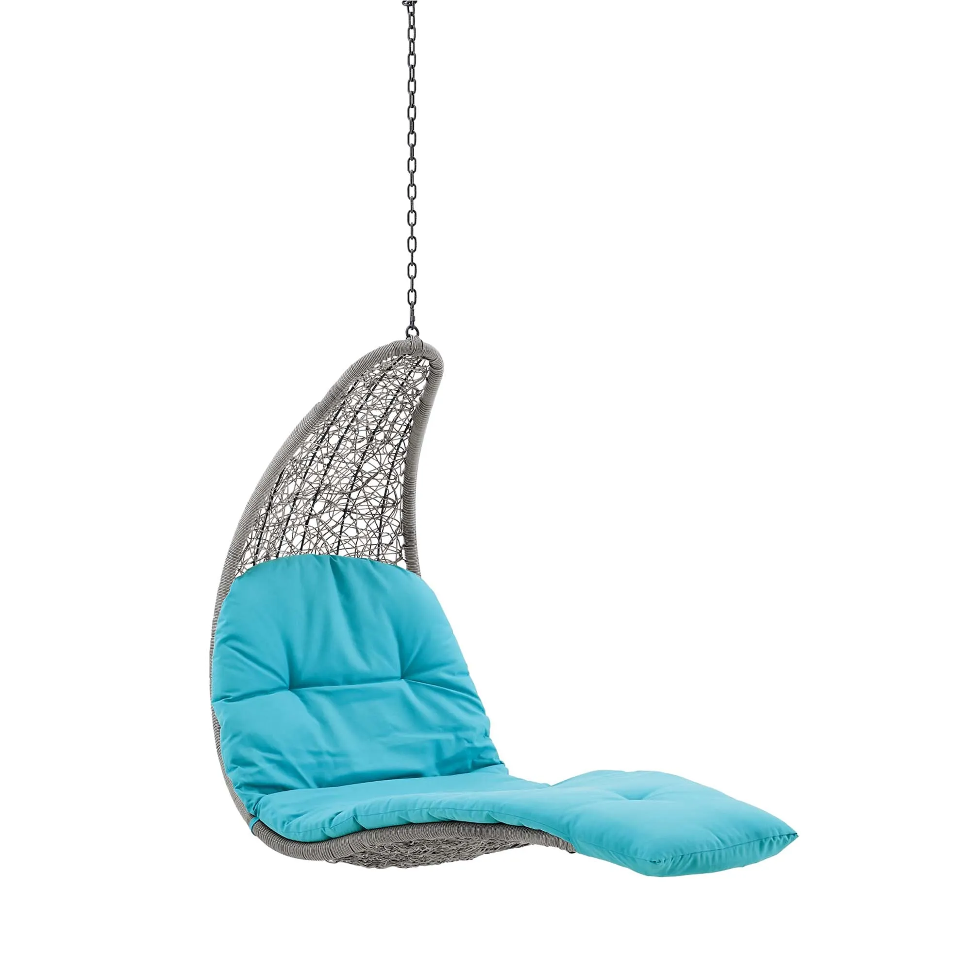 Landscape Hanging Chaise Lounge Outdoor Patio Swing Chair by Modway
