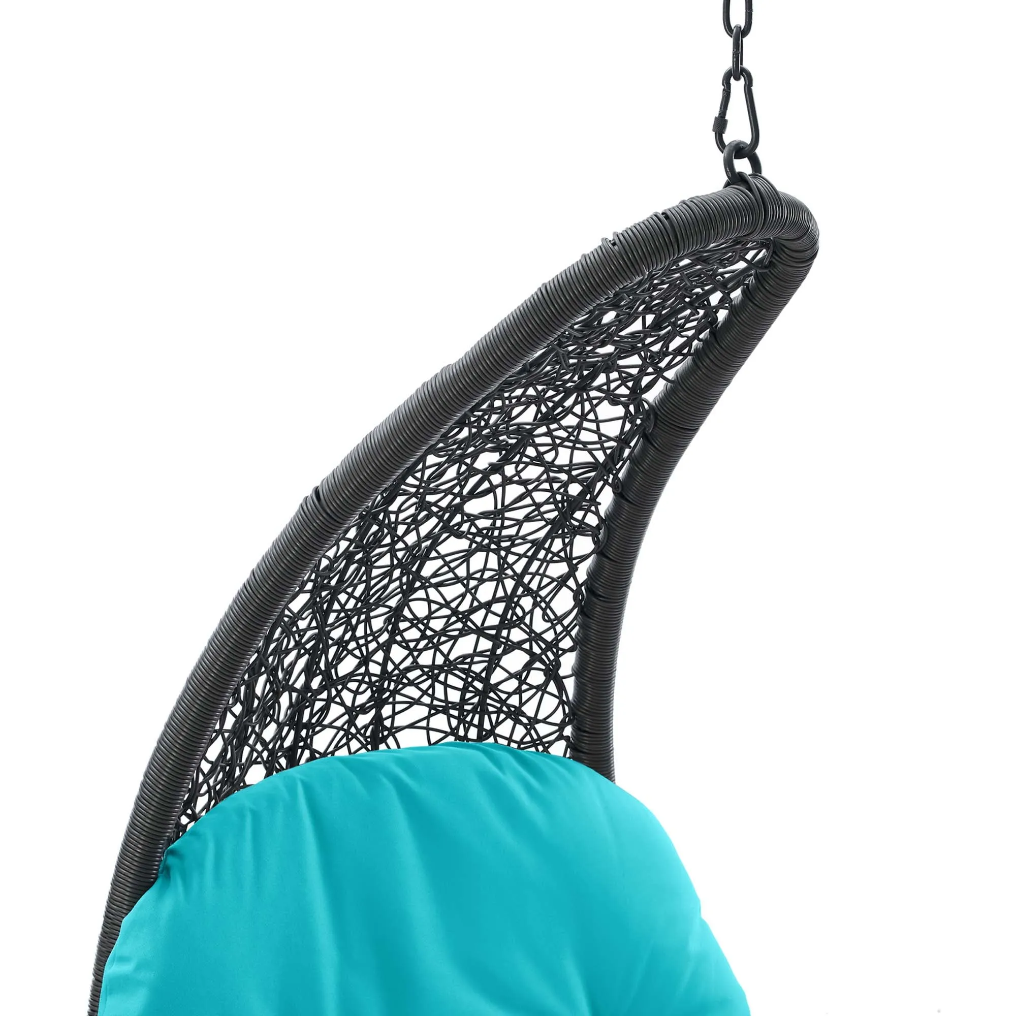 Landscape Hanging Chaise Lounge Outdoor Patio Swing Chair by Modway