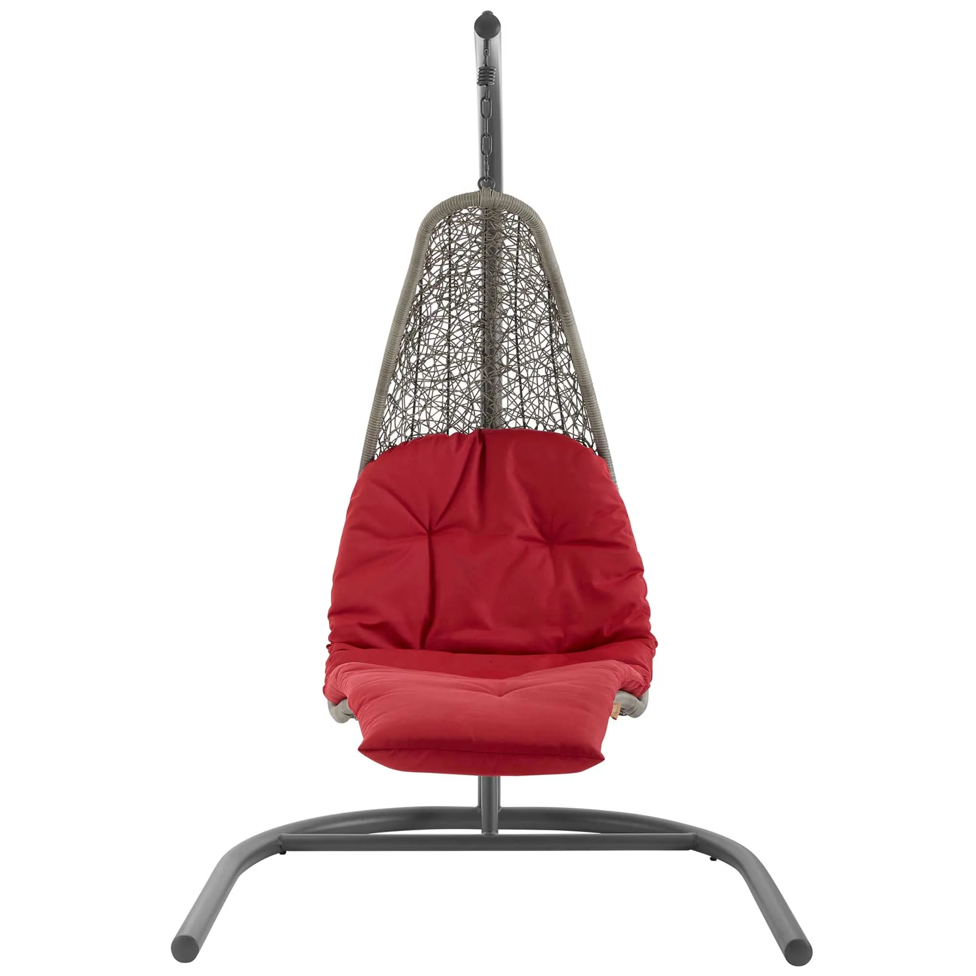 Landscape Hanging Chaise Lounge Outdoor Patio Swing Chair by Modway