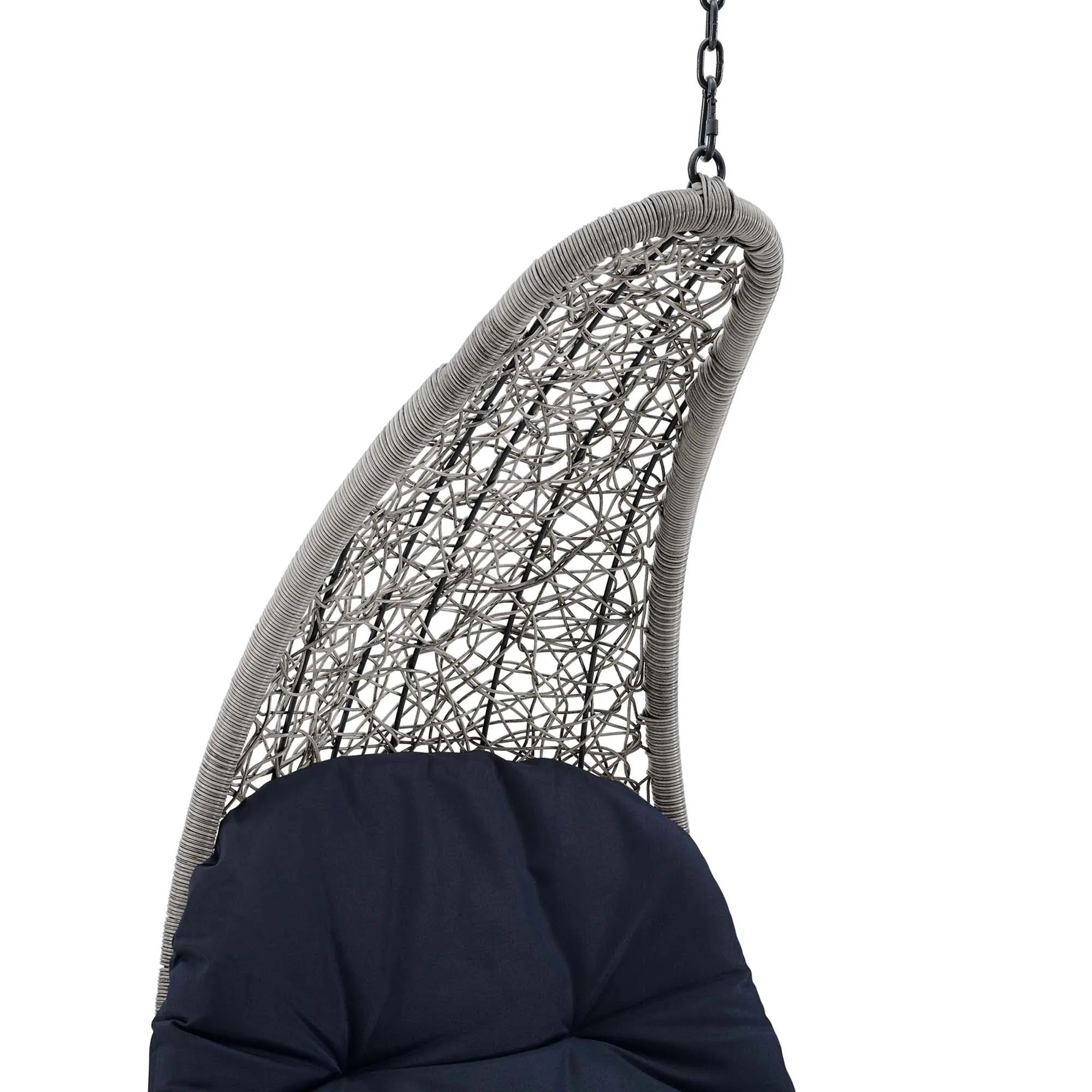 Landscape Hanging Chaise Lounge Outdoor Patio Swing Chair by Modway