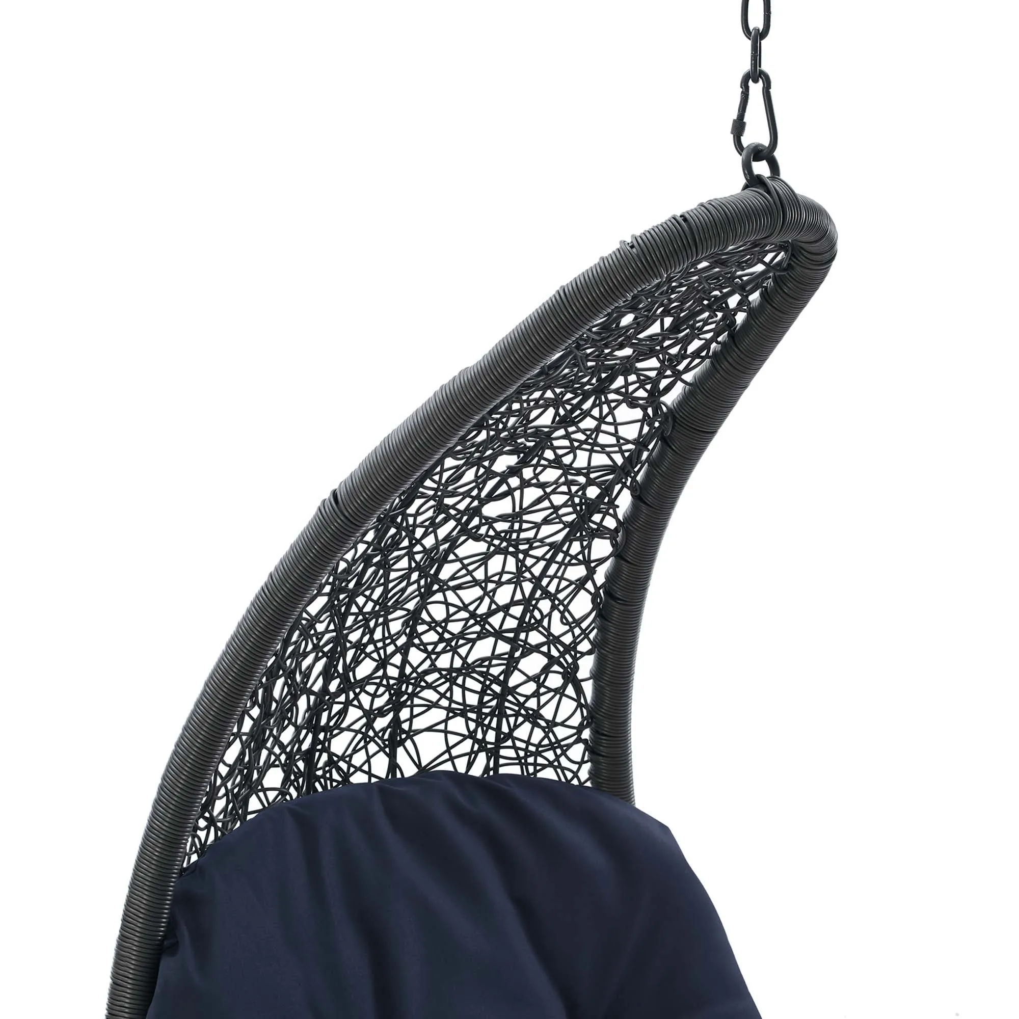 Landscape Hanging Chaise Lounge Outdoor Patio Swing Chair by Modway