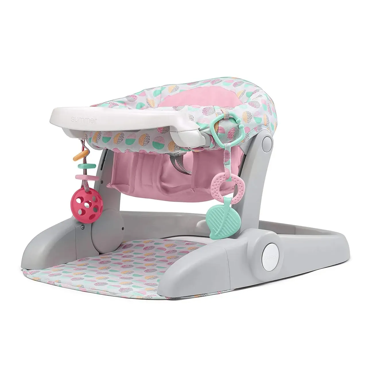Learn to Sit Stages 3 Position Floor Booster Seat - Pink