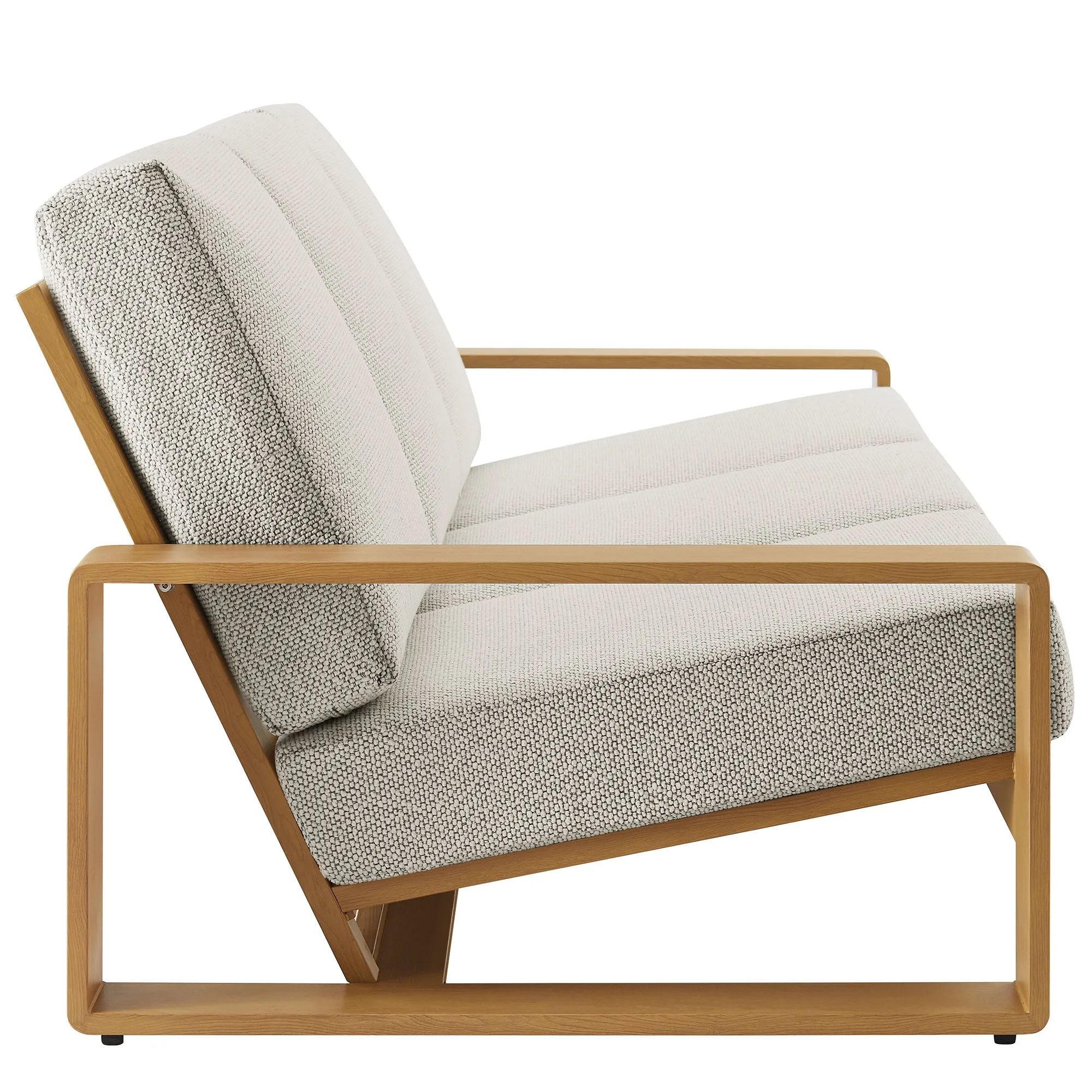 Lirienne Outdoor Patio Aluminum Faux Wood Sofa by Modway