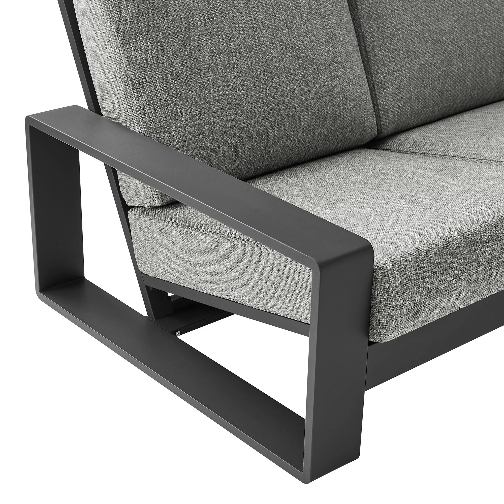 Lirienne Outdoor Patio Aluminum Sofa by Modway