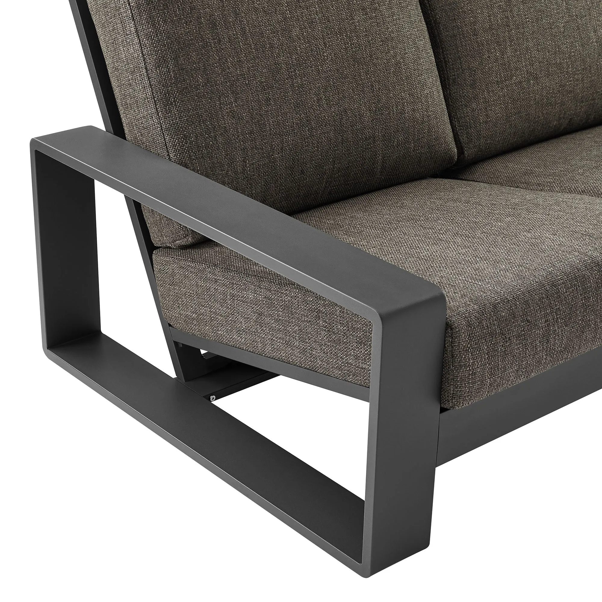 Lirienne Outdoor Patio Aluminum Sofa by Modway