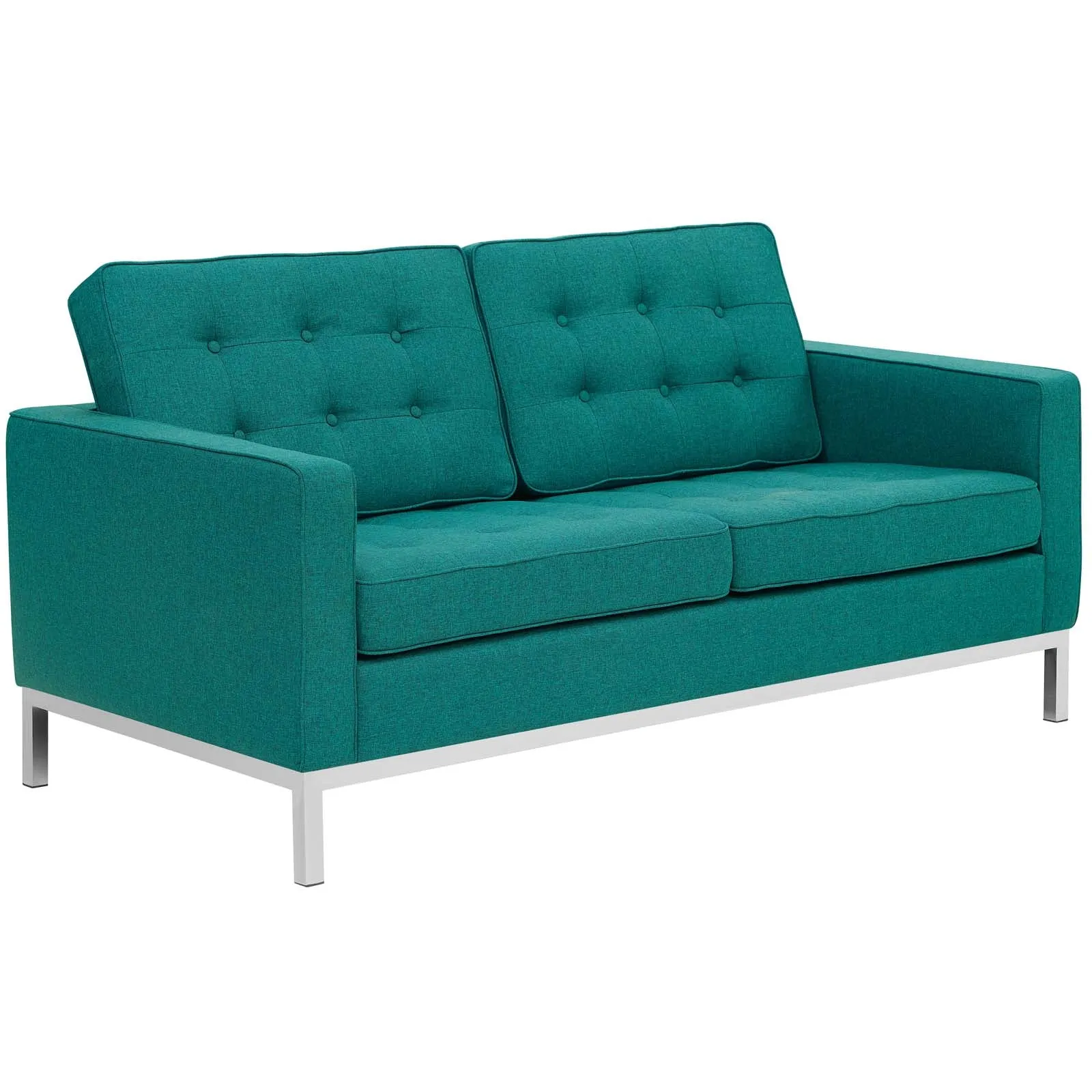 Loft Upholstered Fabric Loveseat by Modway