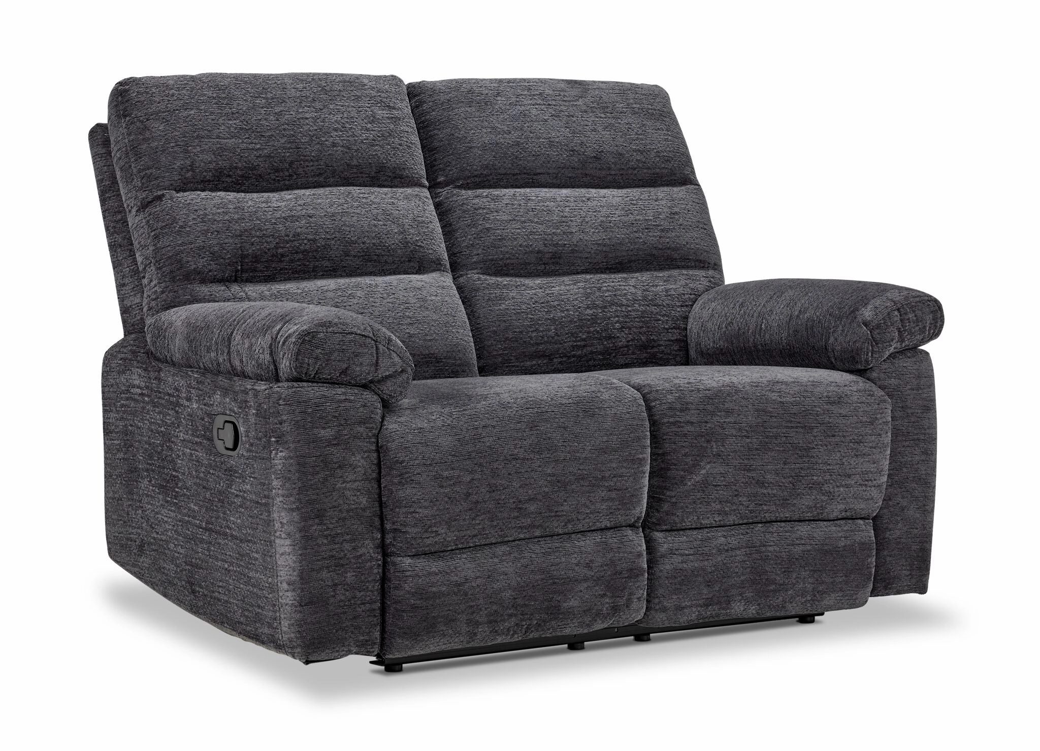 Lucie Dual Reclining Loveseat - Charcoal