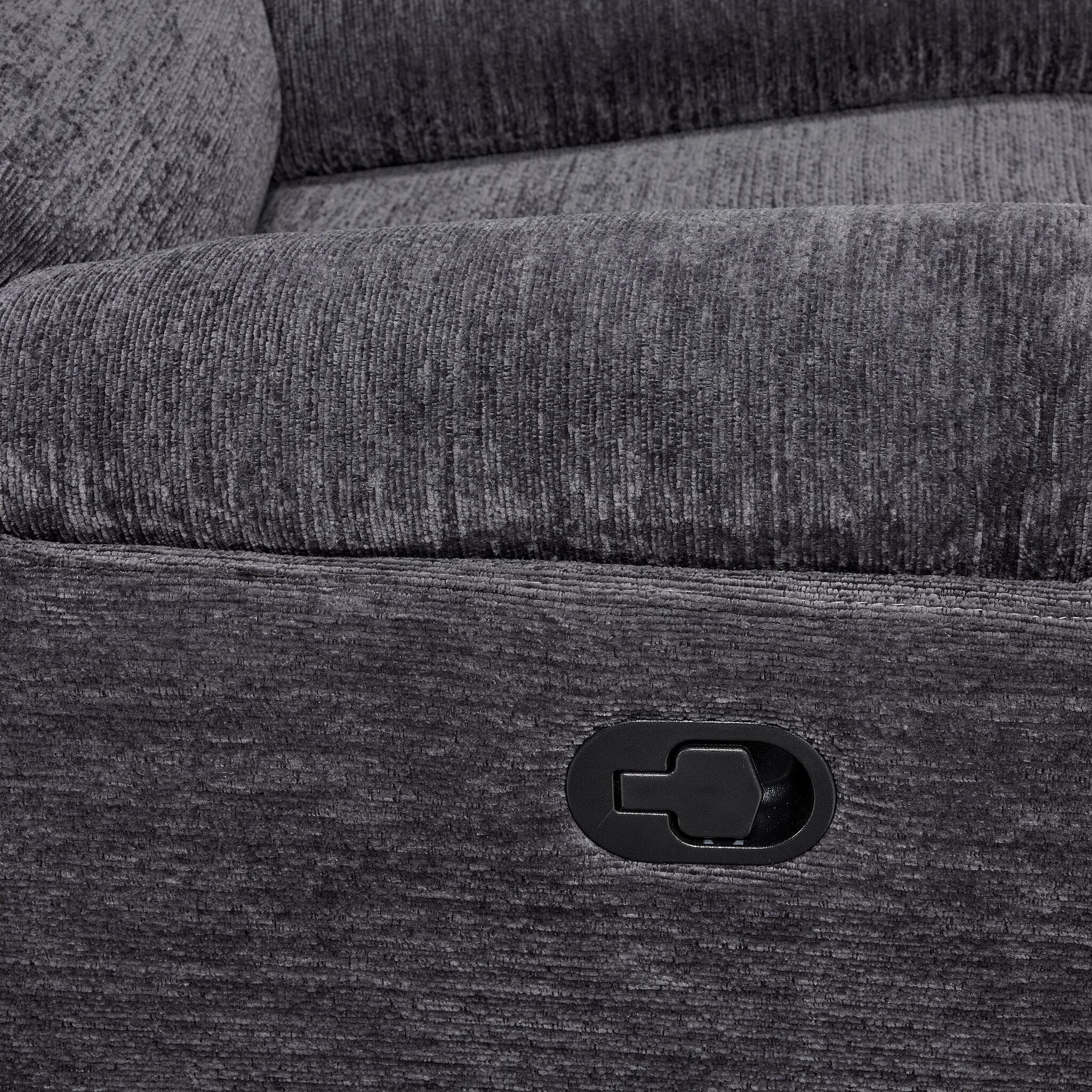 Lucie Dual Reclining Loveseat - Charcoal