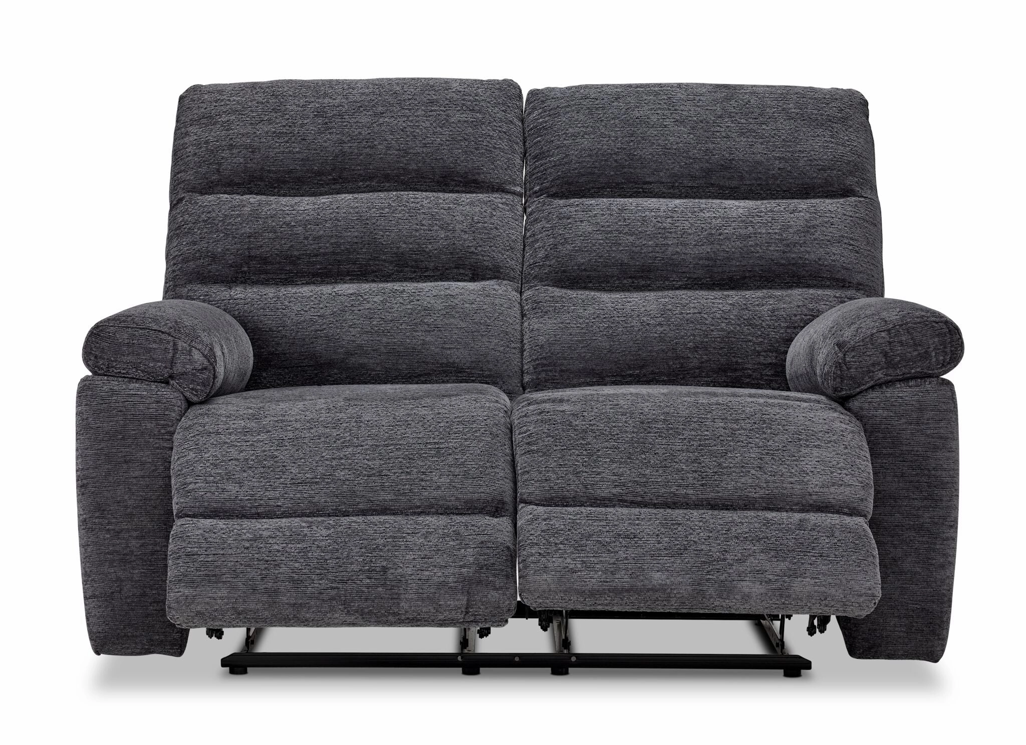 Lucie Dual Reclining Loveseat - Charcoal