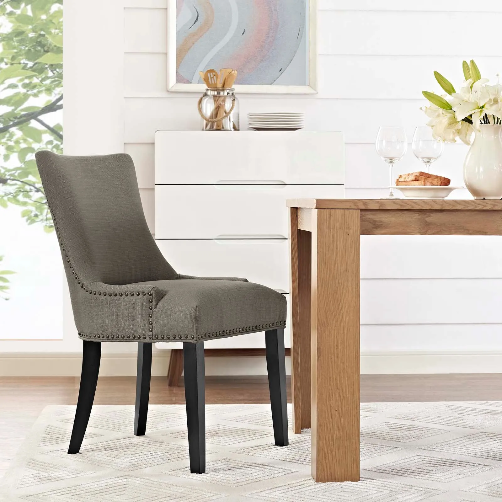 Marquis Fabric Dining Chair by Modway