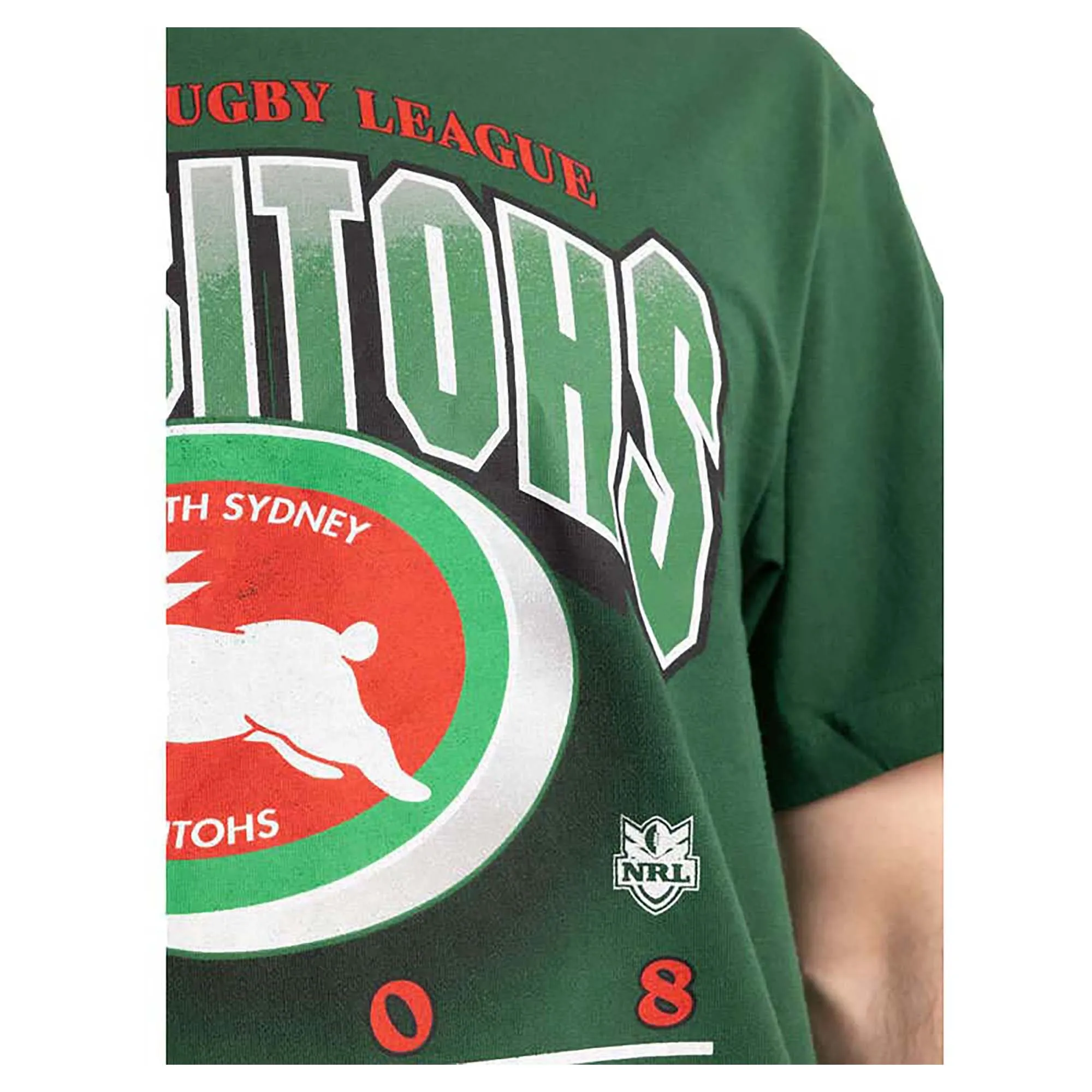 Men's NRL South Sydney Rabbitohs Bevel Crest Tee
