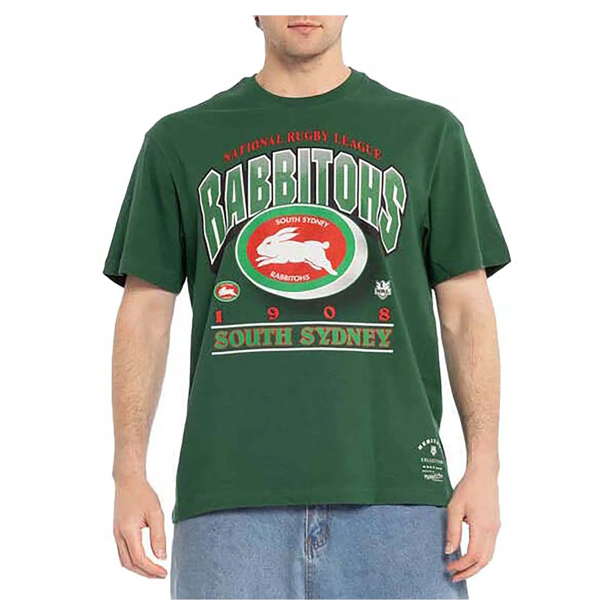 Men's NRL South Sydney Rabbitohs Bevel Crest Tee