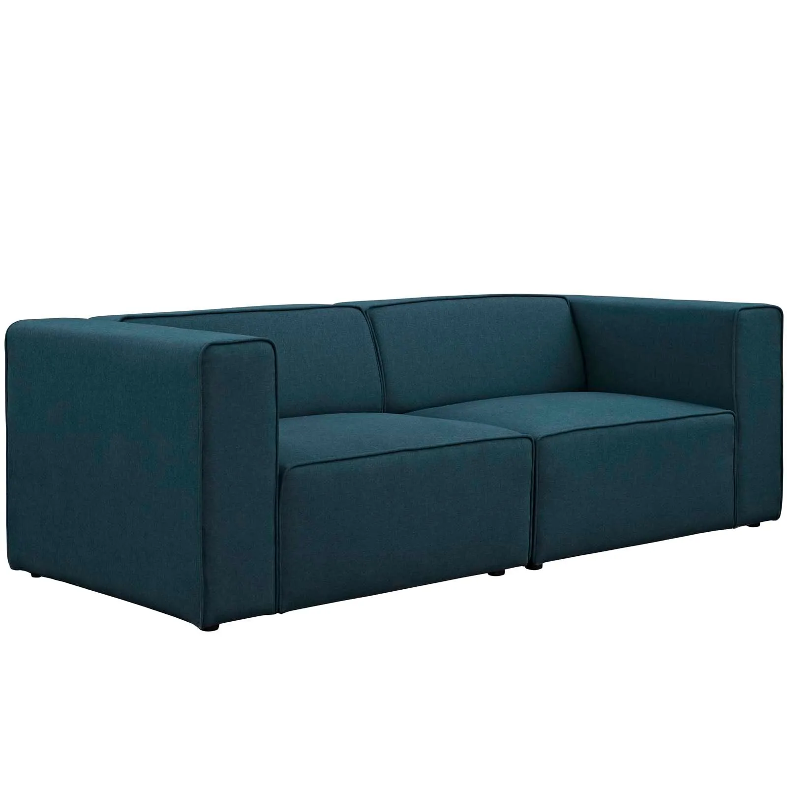 Mingle 2 Piece Upholstered Fabric Sectional Sofa Set by Modway