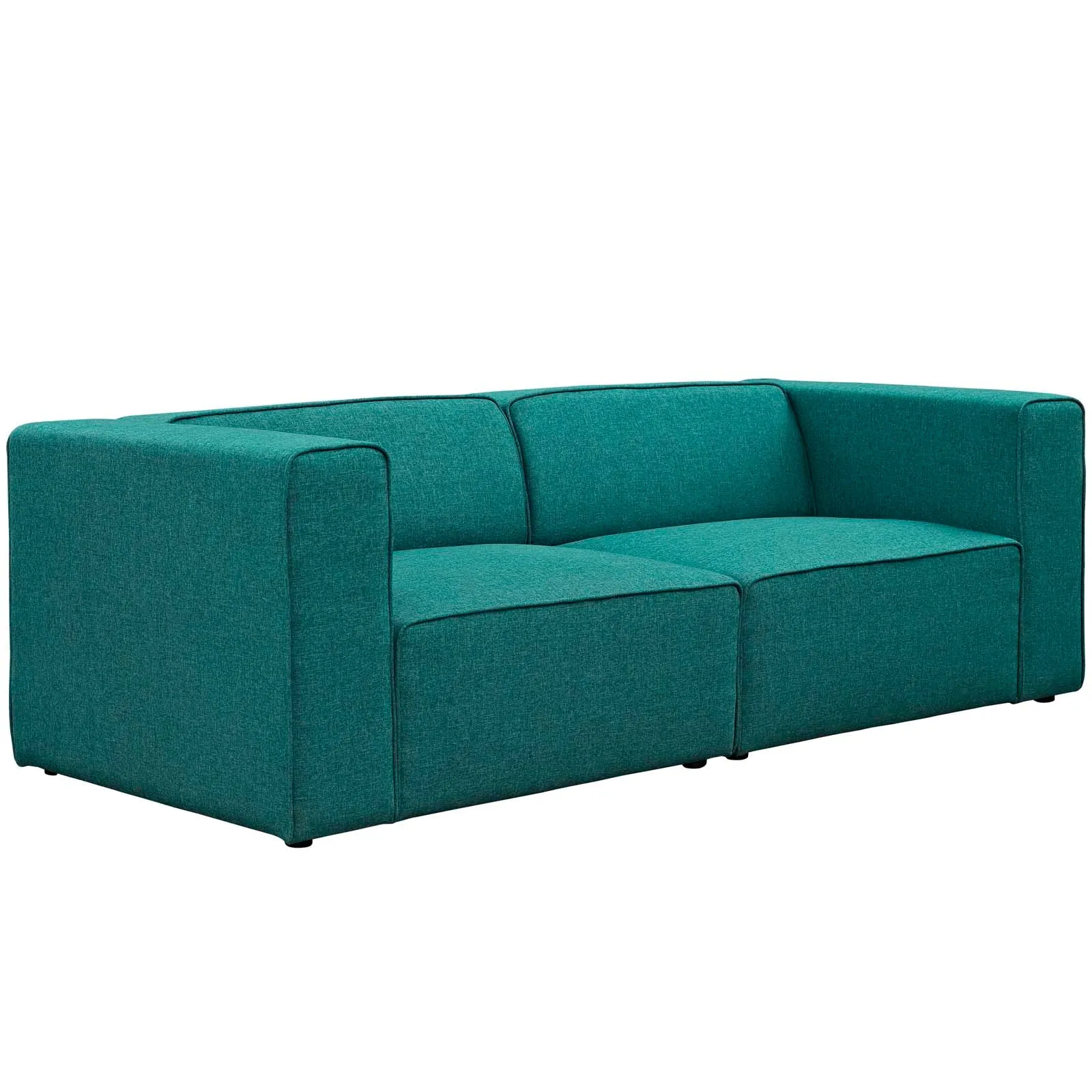 Mingle 2 Piece Upholstered Fabric Sectional Sofa Set by Modway
