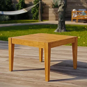 Northlake Outdoor Patio Premium Grade A Teak Wood Side Table by Modway