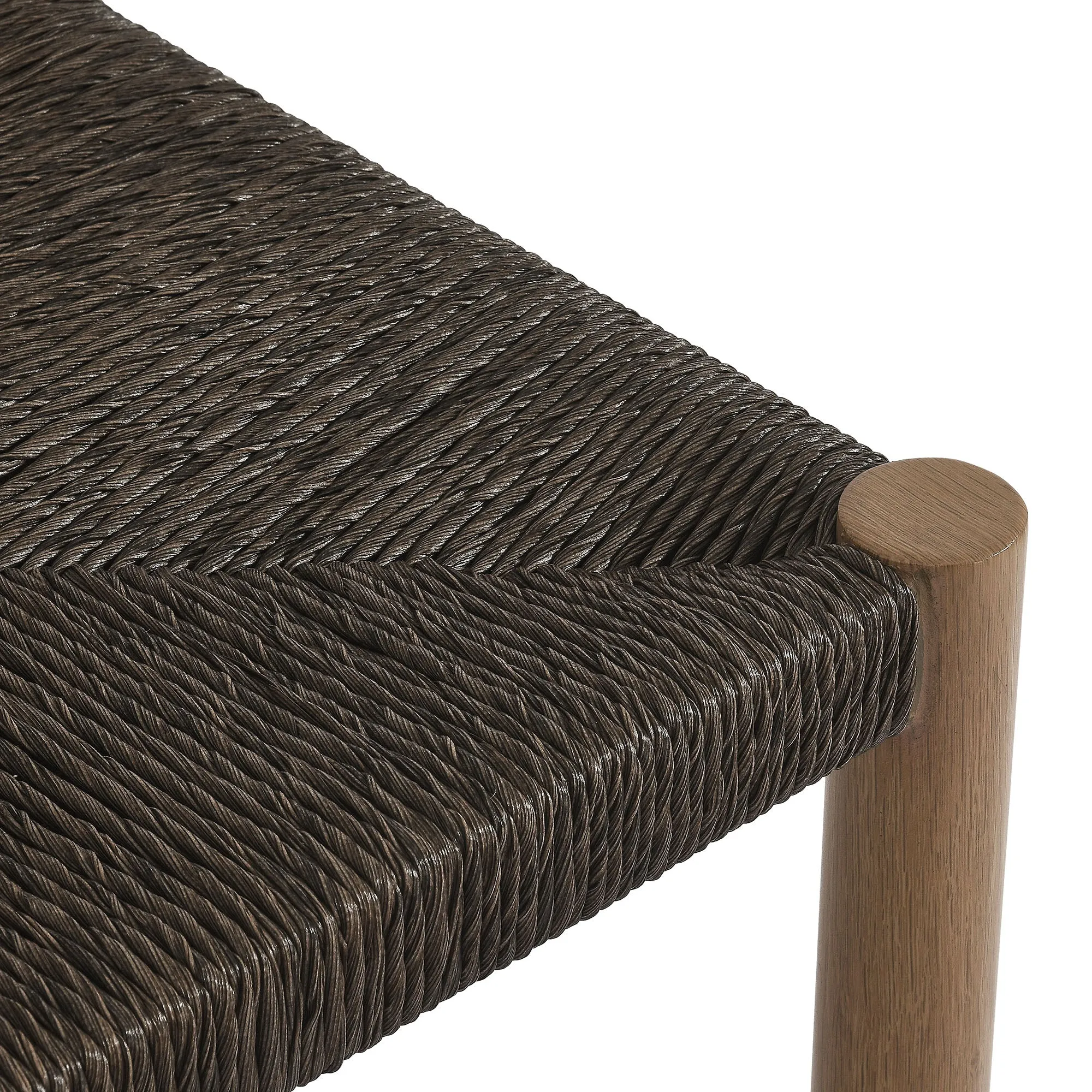 Parkland Outdoor Patio Rattan and Aluminum Counter Stools Set of 2 by Modway