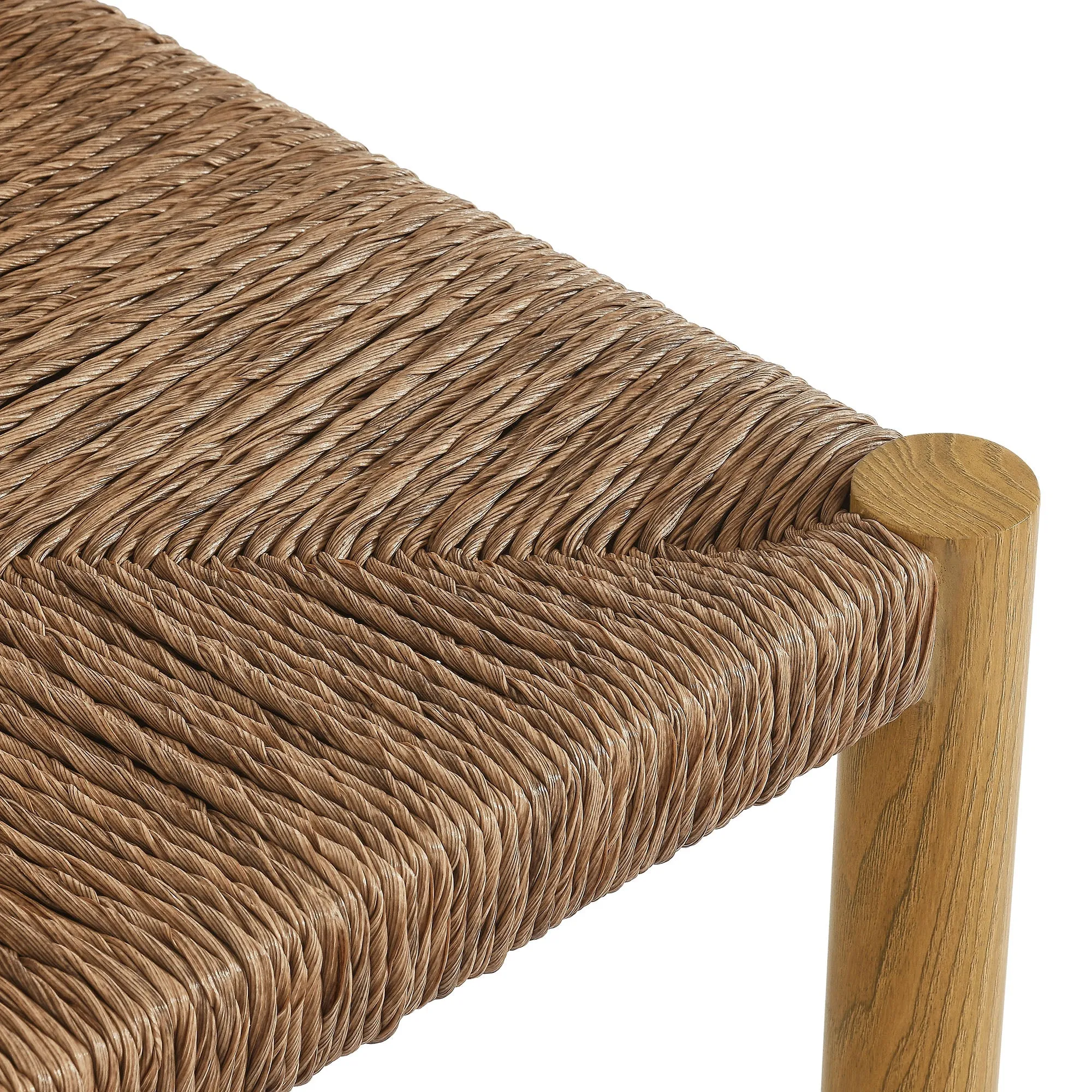 Parkland Outdoor Patio Rattan and Aluminum Counter Stools Set of 2 by Modway