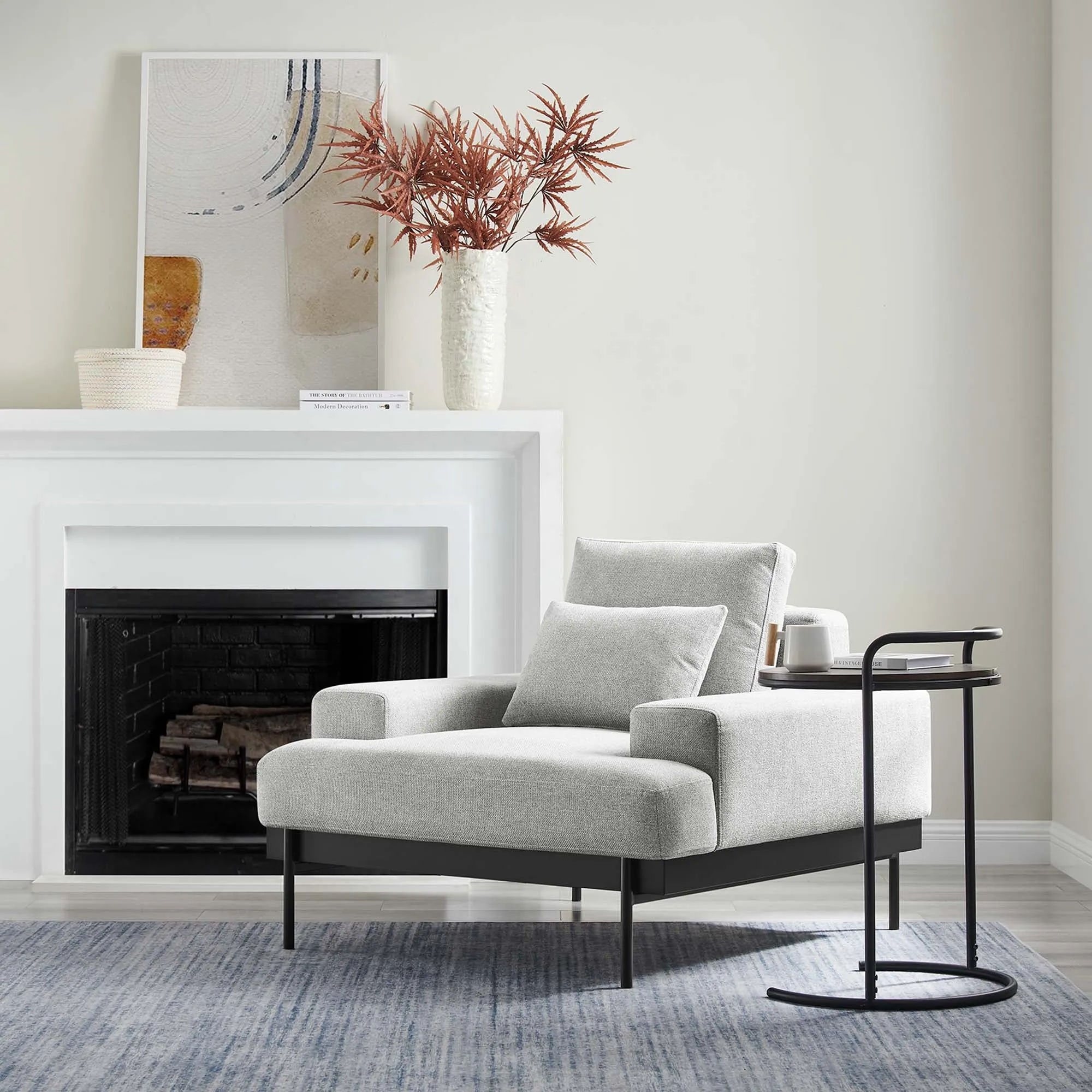 Proximity Upholstered Fabric Armchair by Modway