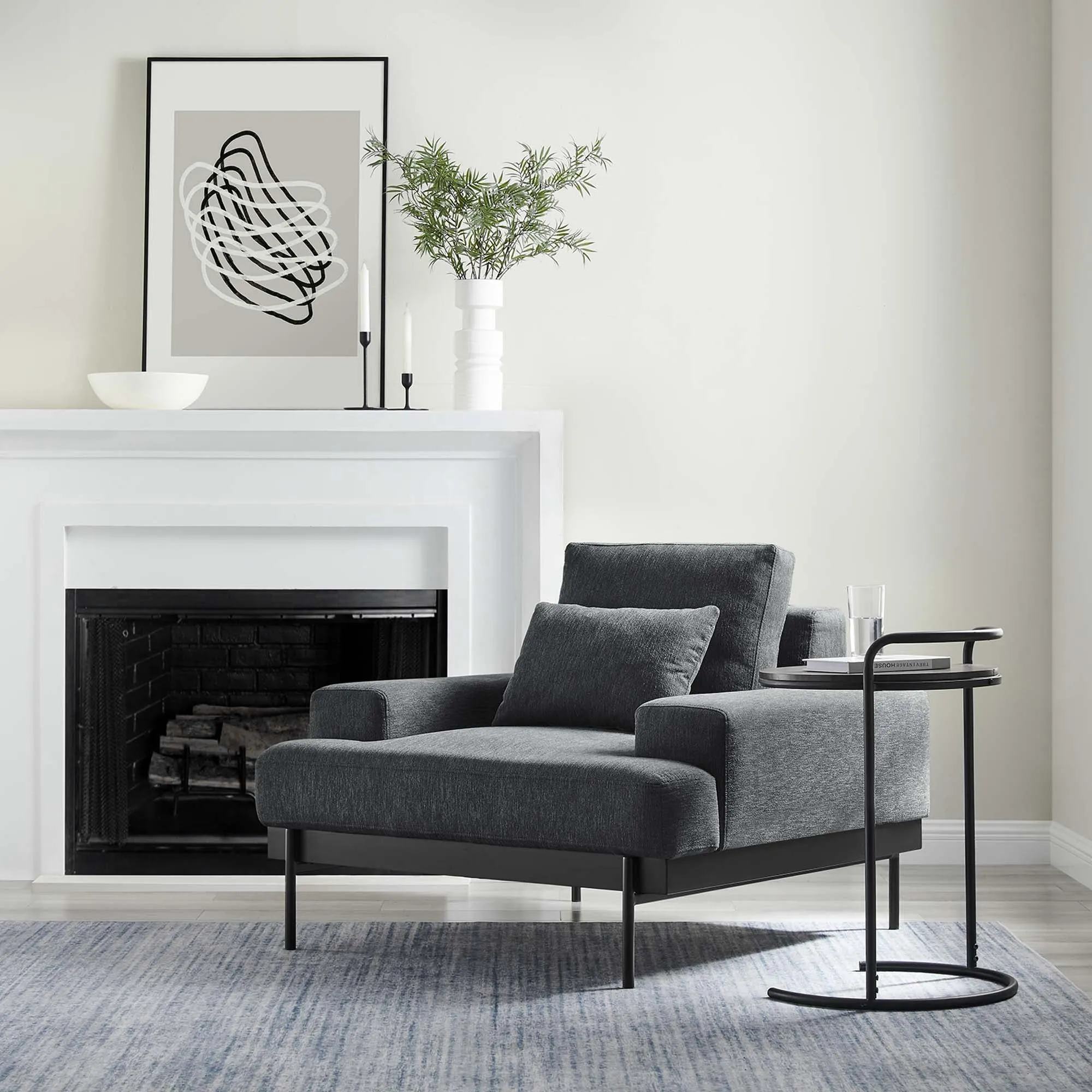 Proximity Upholstered Fabric Armchair by Modway