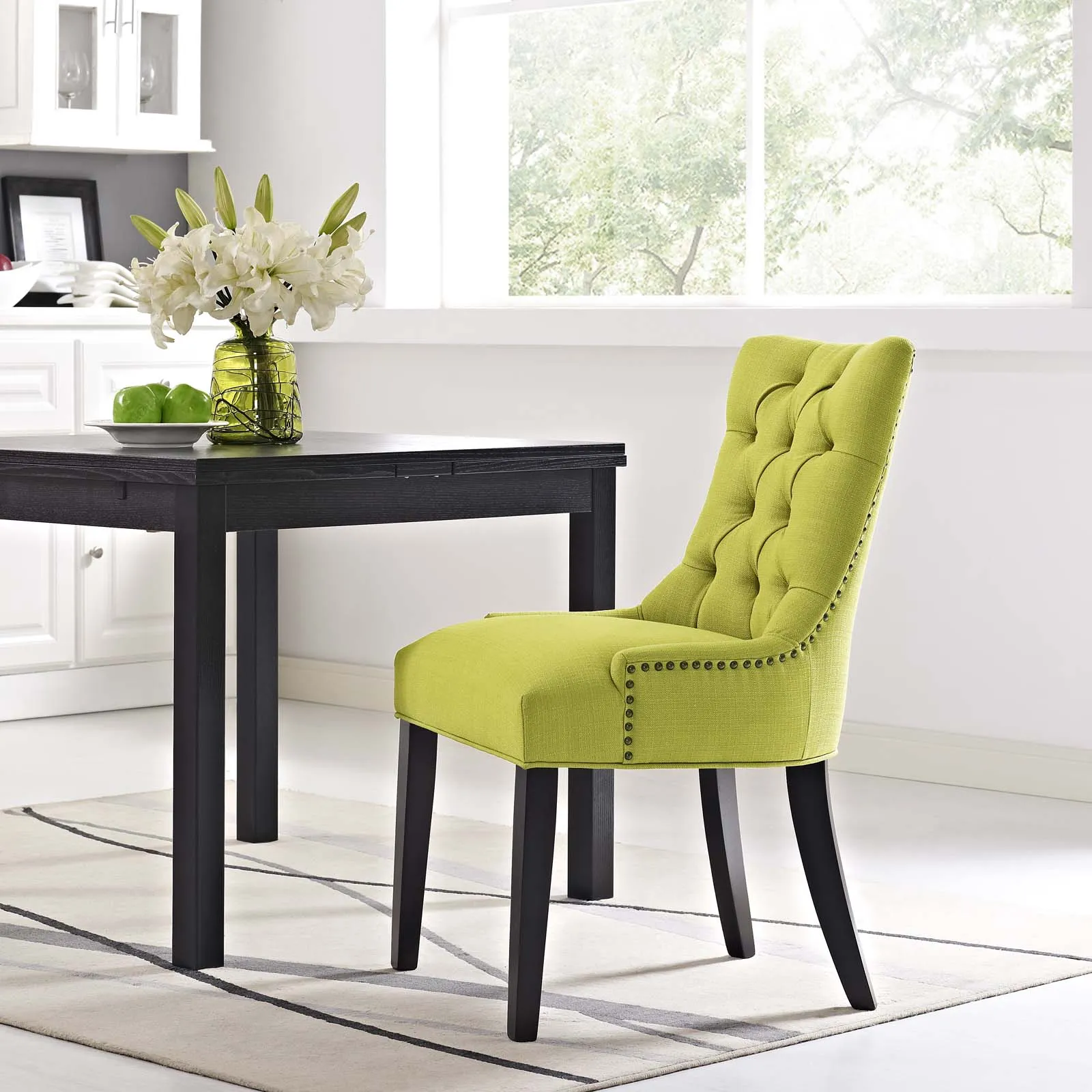 Regent Tufted Fabric Dining Chair by Modway