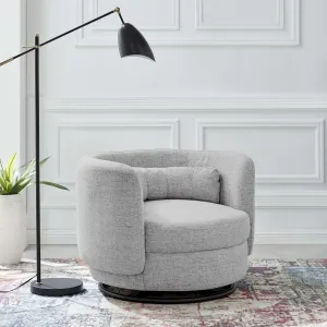 Relish Upholstered Fabric Swivel Chair by Modway