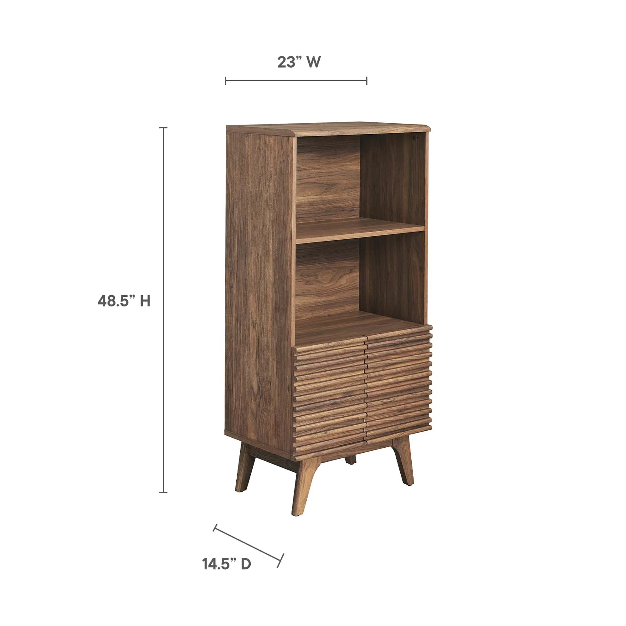 Render Display Cabinet Bookshelf by Modway