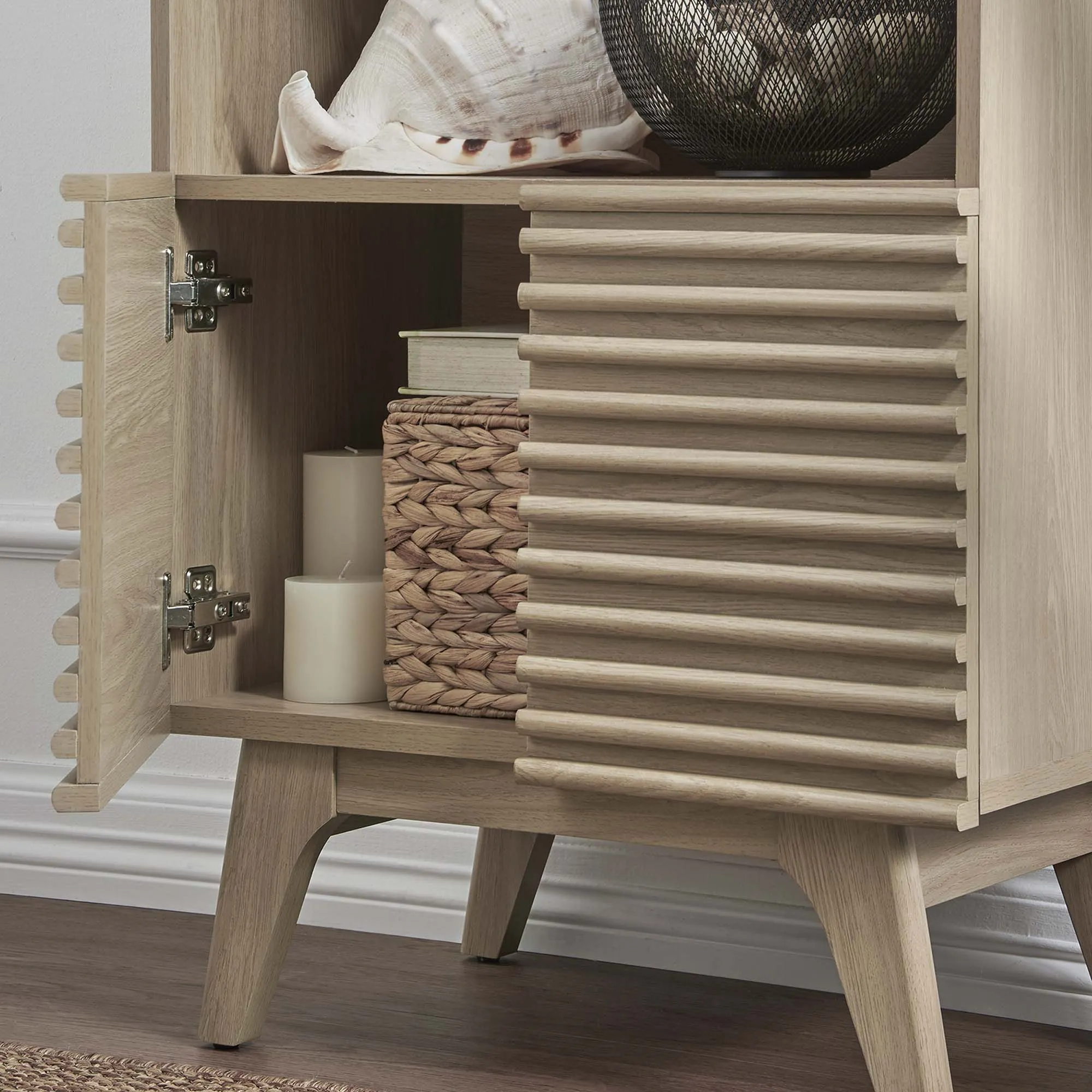 Render Display Cabinet Bookshelf by Modway