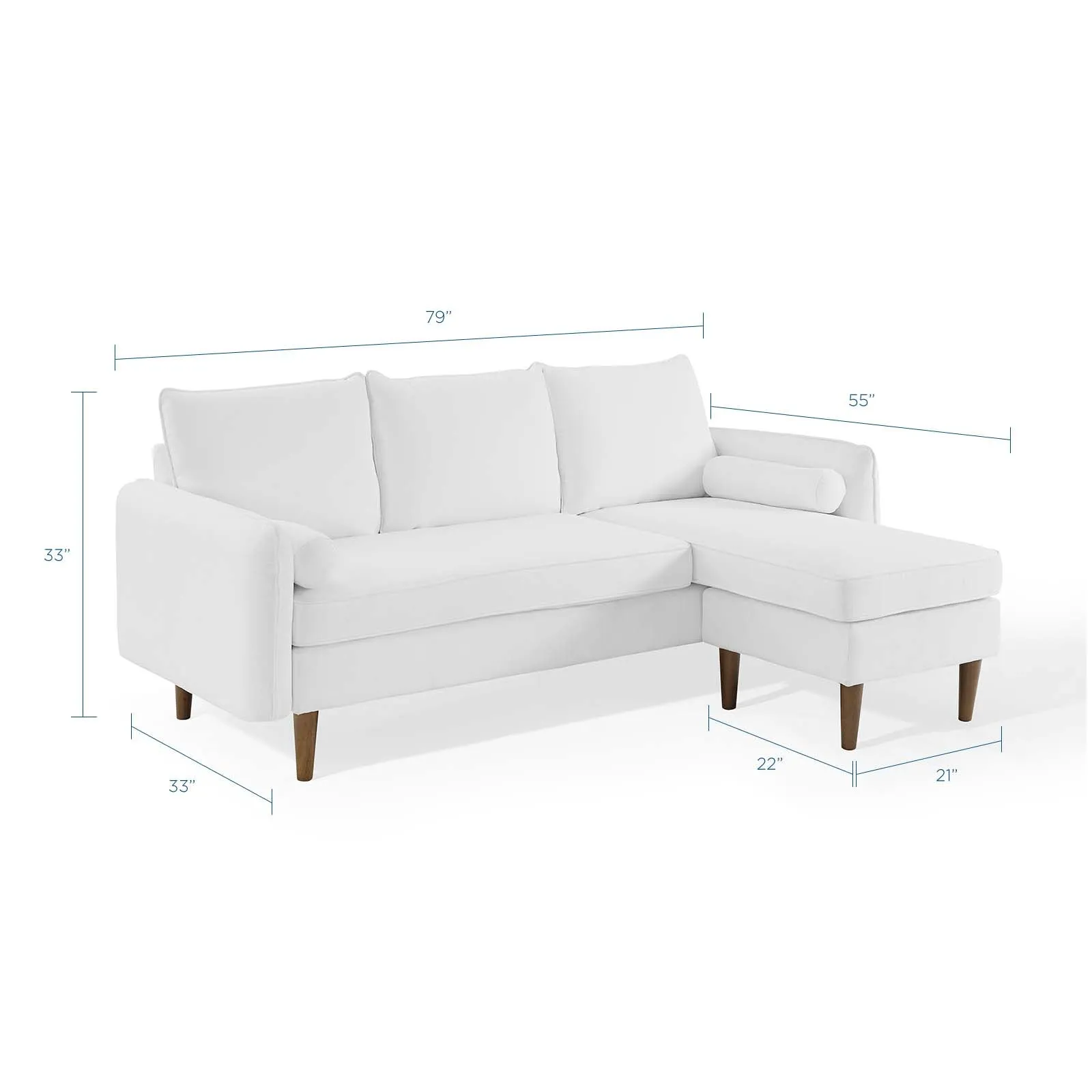 Revive Upholstered Right or Left Sectional Sofa by Modway
