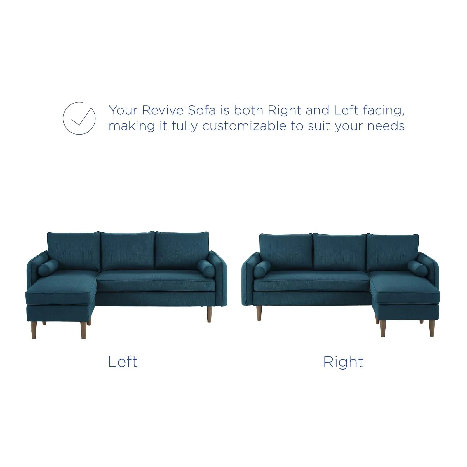 Revive Upholstered Right or Left Sectional Sofa by Modway