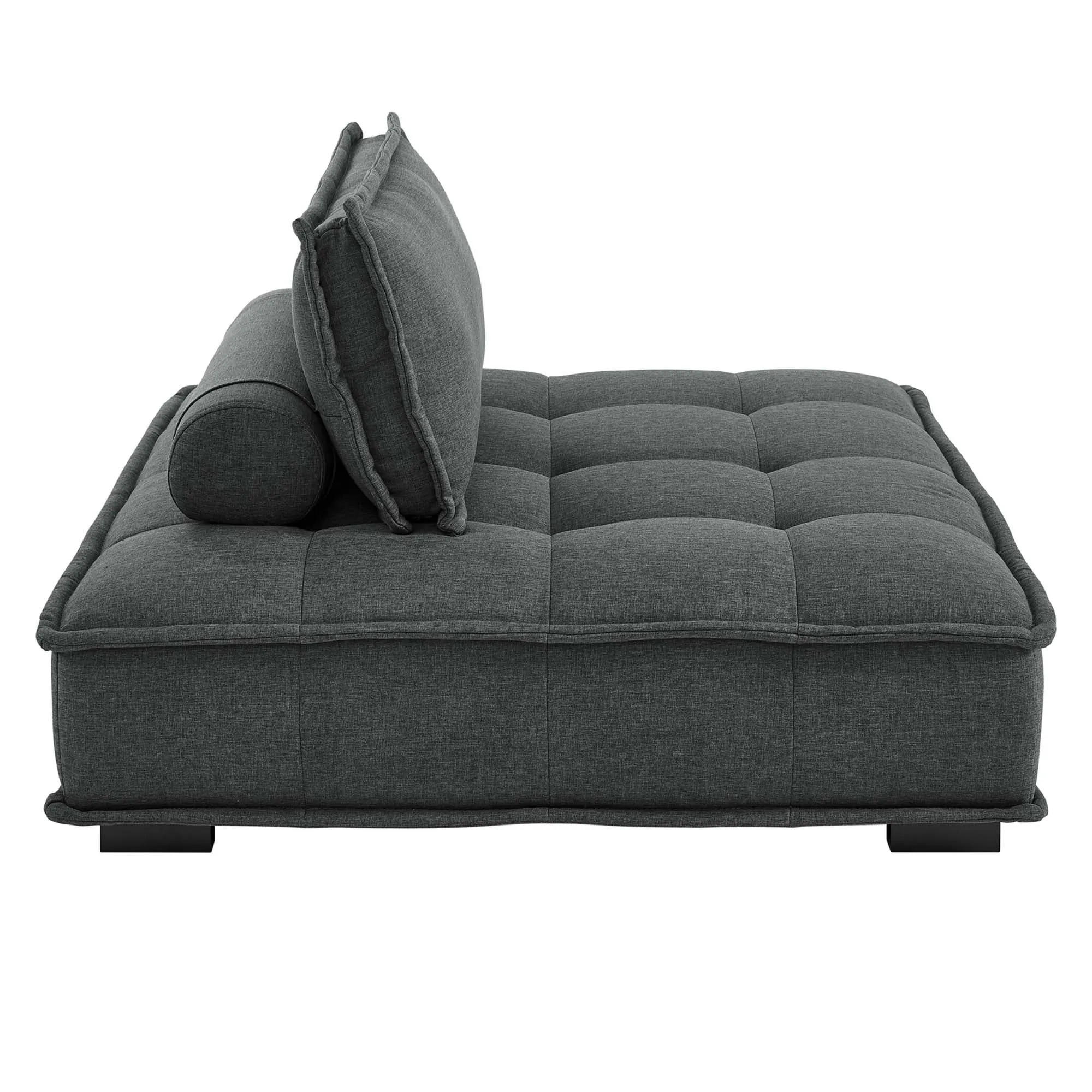 Saunter 4-Piece Tufted Fabric Fabric Sectional Sofa by Modway