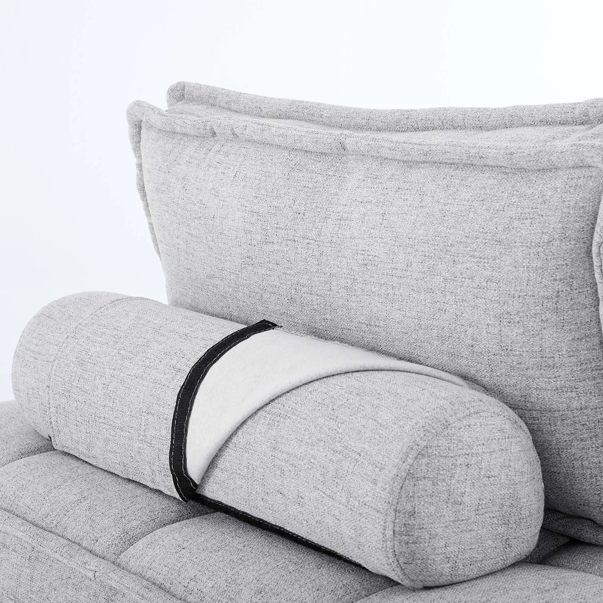 Saunter 4-Piece Tufted Fabric Fabric Sectional Sofa by Modway