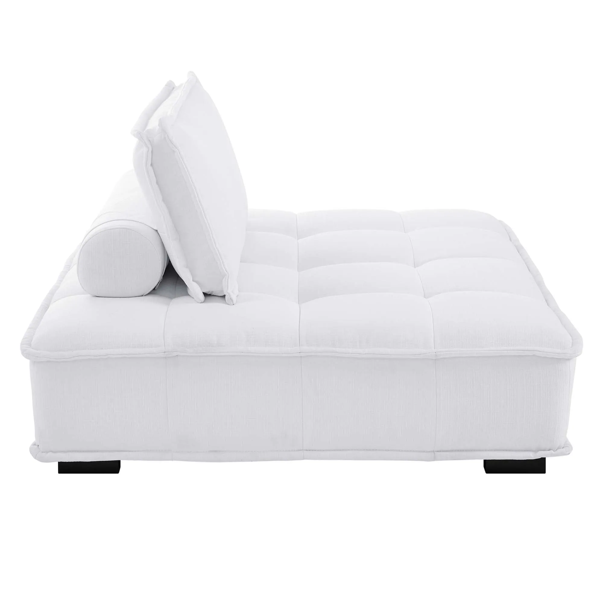 Saunter 4-Piece Tufted Fabric Fabric Sectional Sofa by Modway