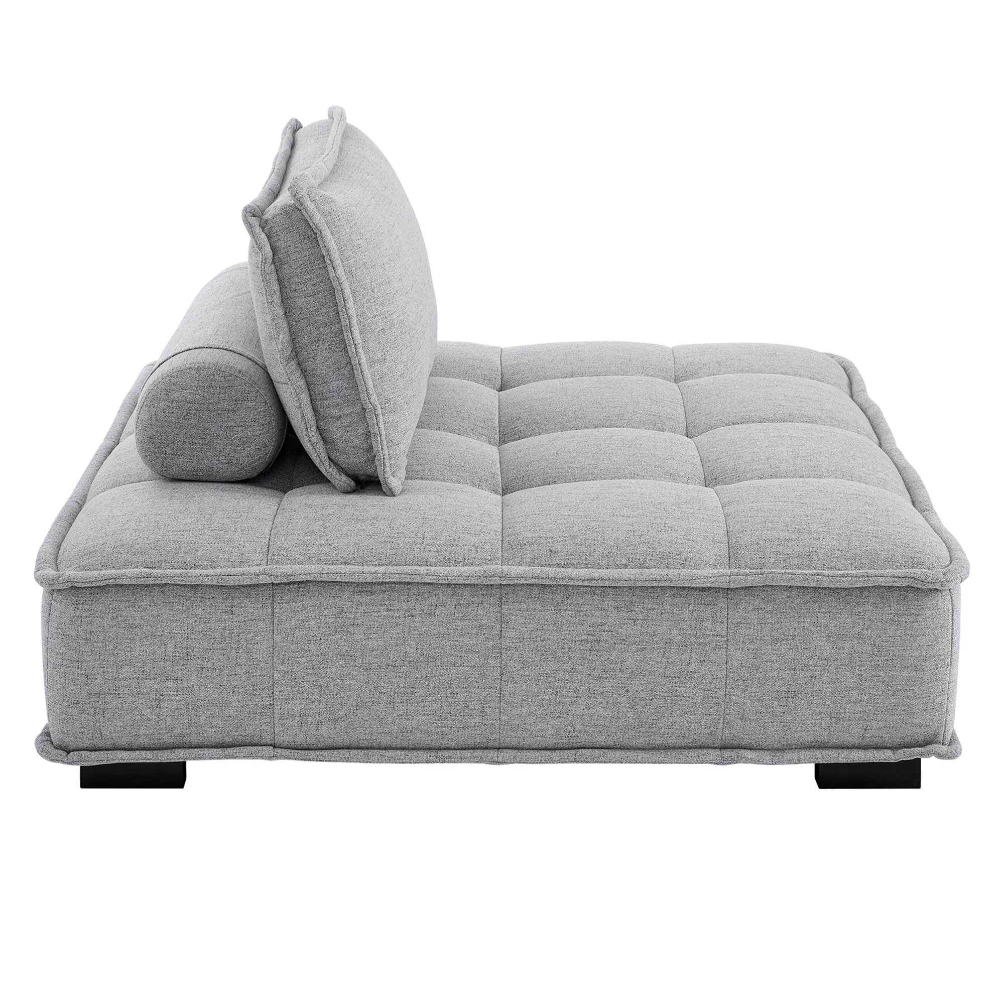 Saunter 4-Piece Tufted Fabric Fabric Sectional Sofa by Modway
