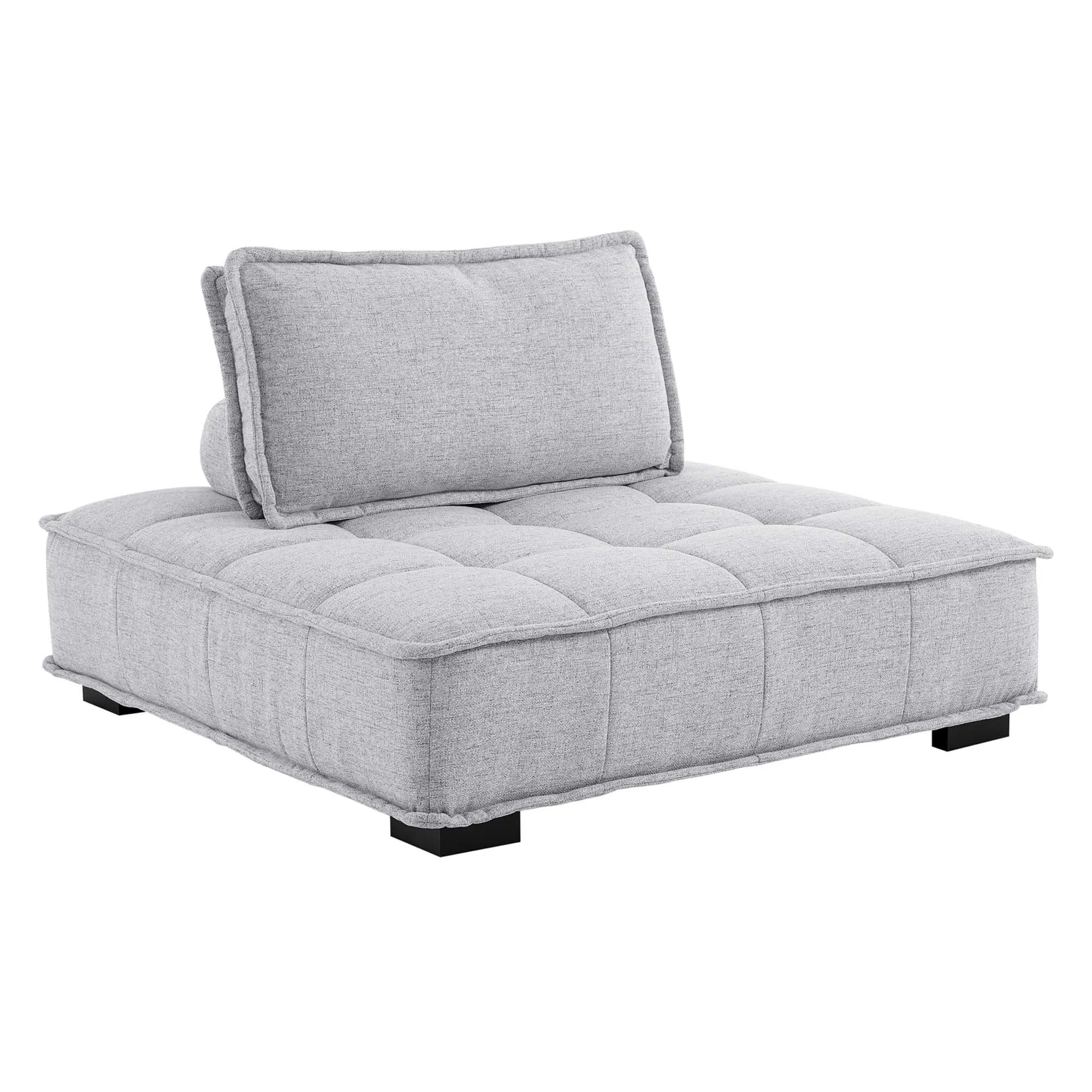 Saunter 4-Piece Tufted Fabric Fabric Sectional Sofa by Modway