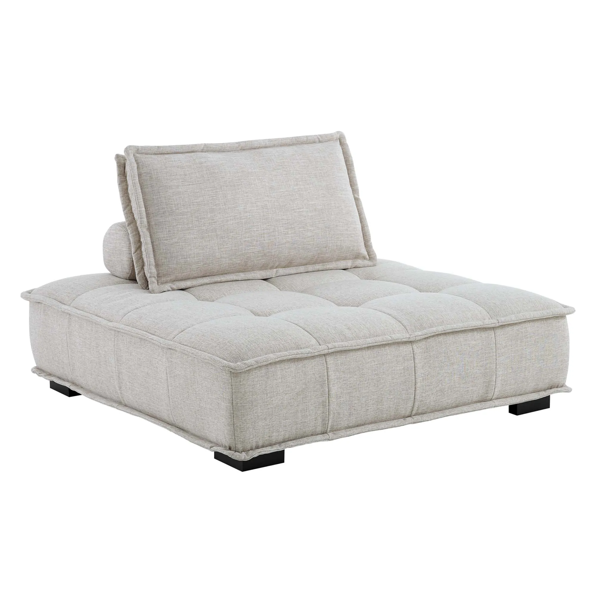 Saunter 4-Piece Tufted Fabric Fabric Sectional Sofa by Modway