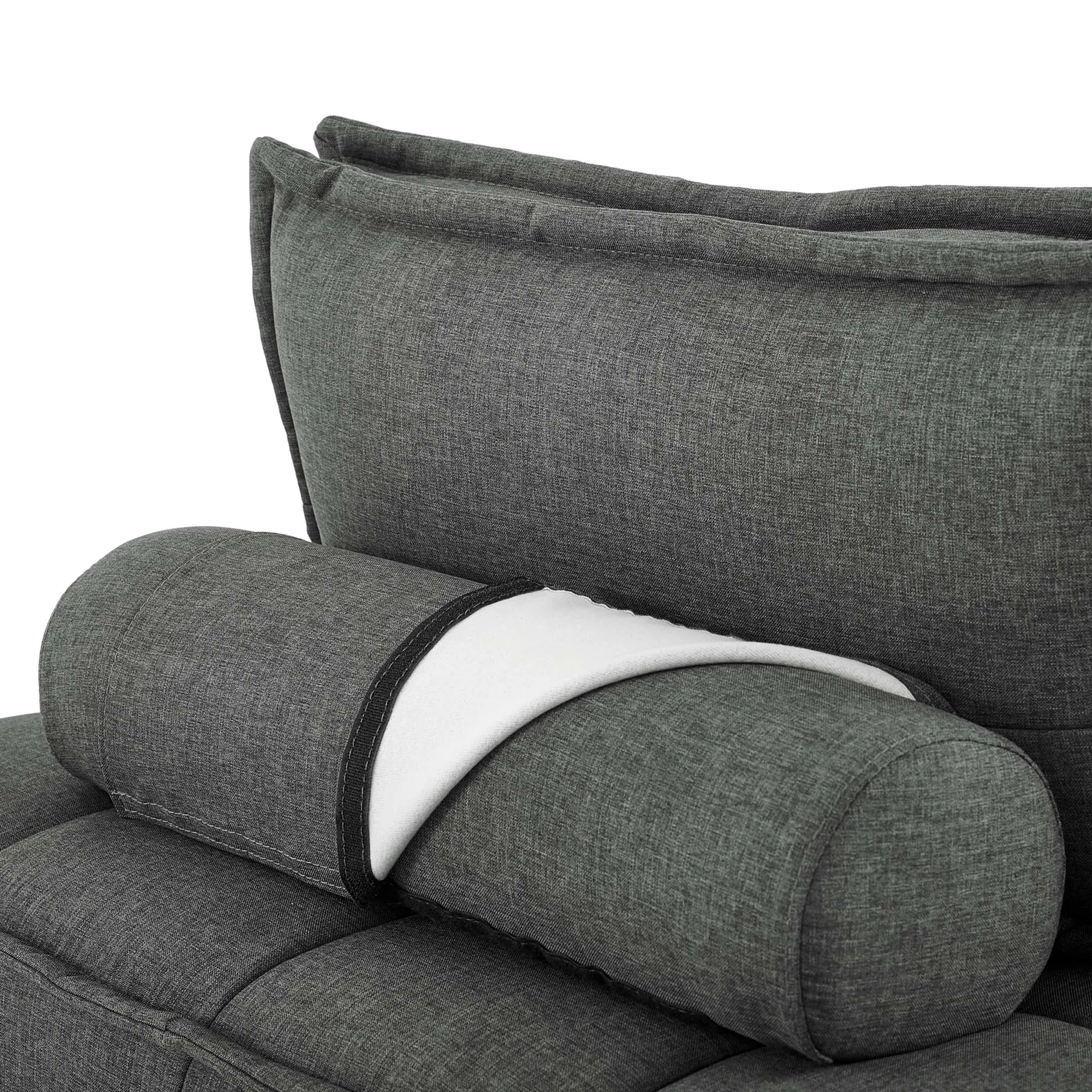 Saunter 4-Piece Tufted Fabric Fabric Sectional Sofa by Modway
