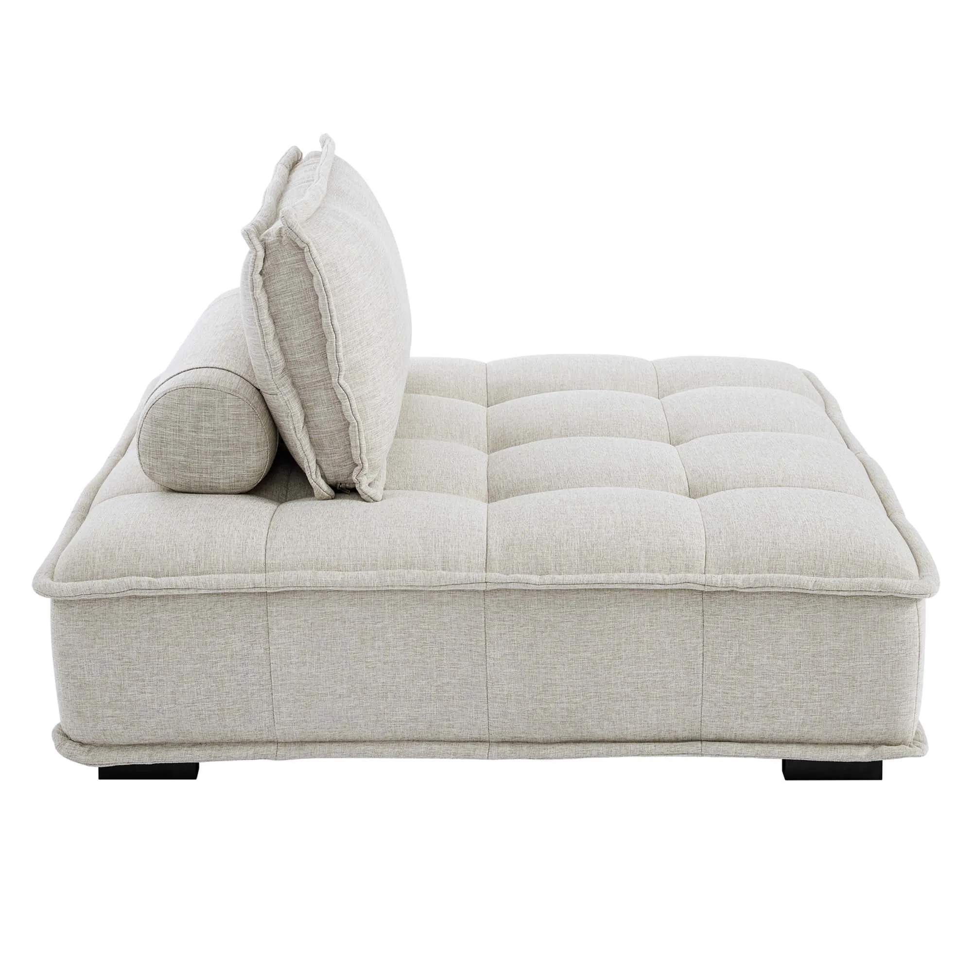 Saunter 4-Piece Tufted Fabric Fabric Sectional Sofa by Modway