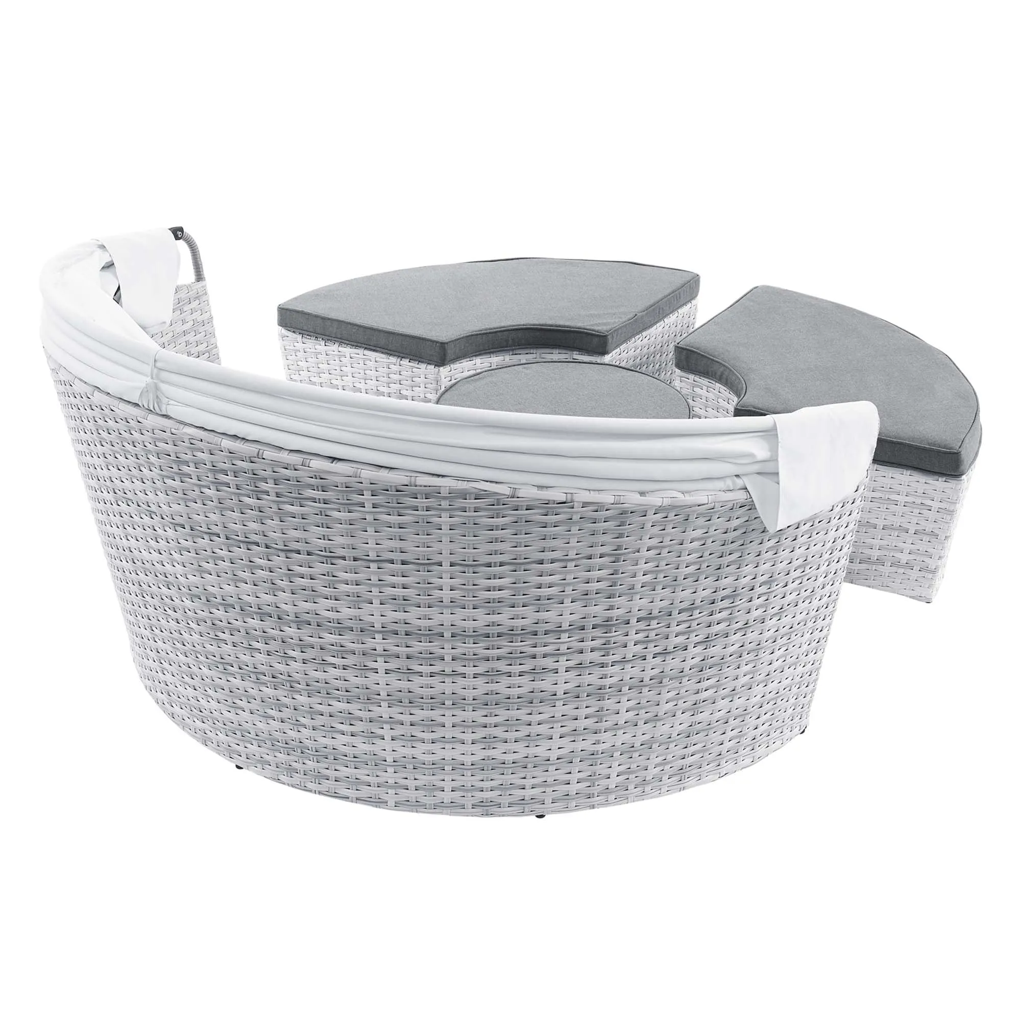 Scottsdale Canopy Sunbrella® Outdoor Patio Daybed by Modway