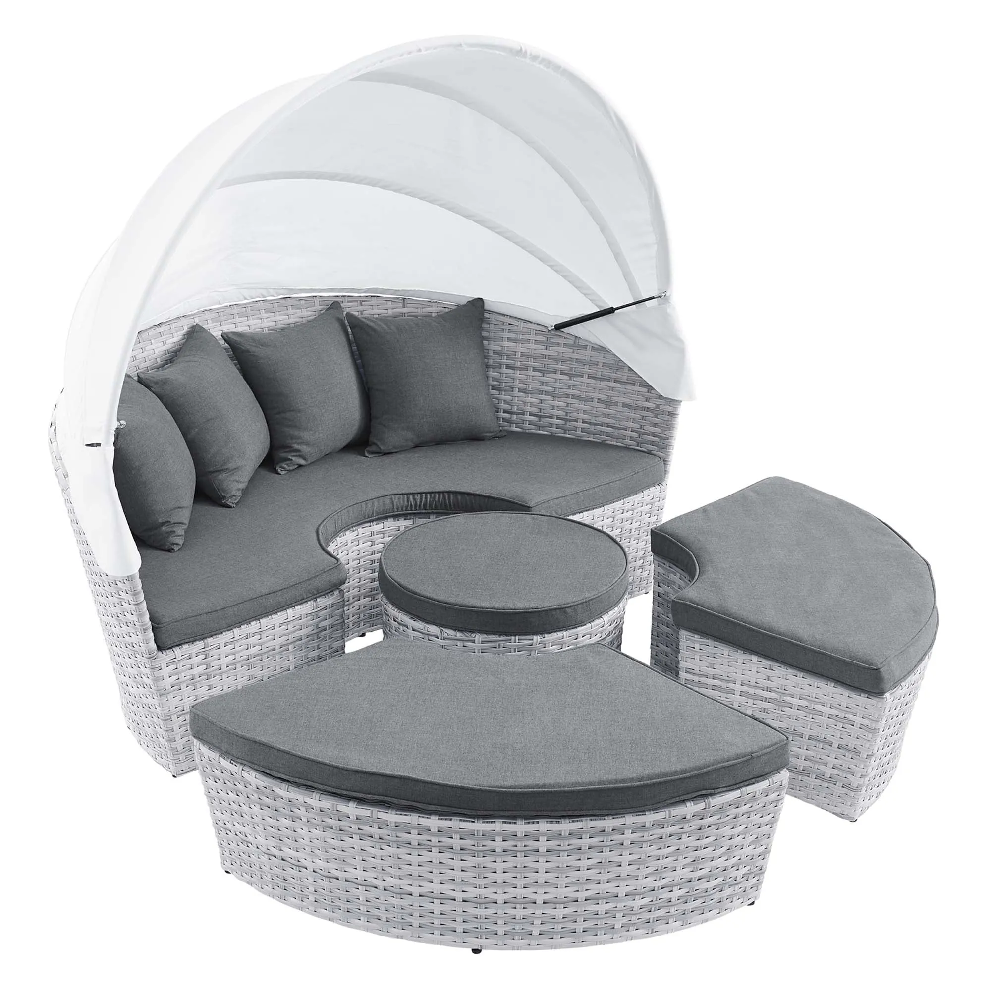 Scottsdale Canopy Sunbrella® Outdoor Patio Daybed by Modway
