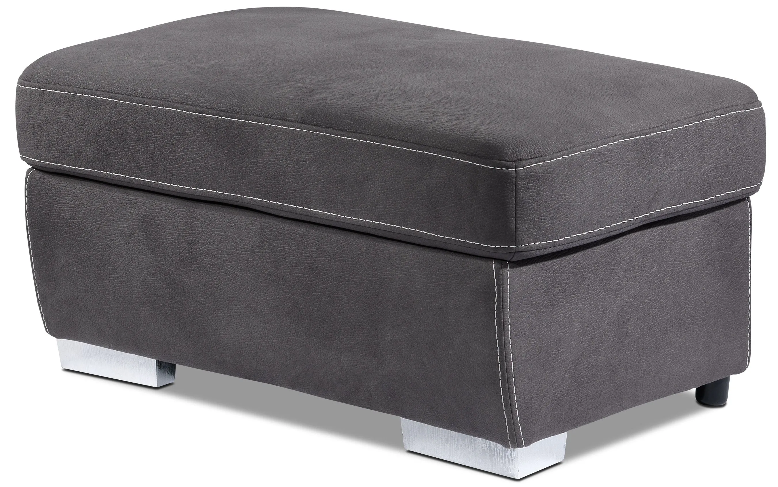 Simone 3-Piece Sectional with Right-Facing Pop-Up Bed - Charcoal