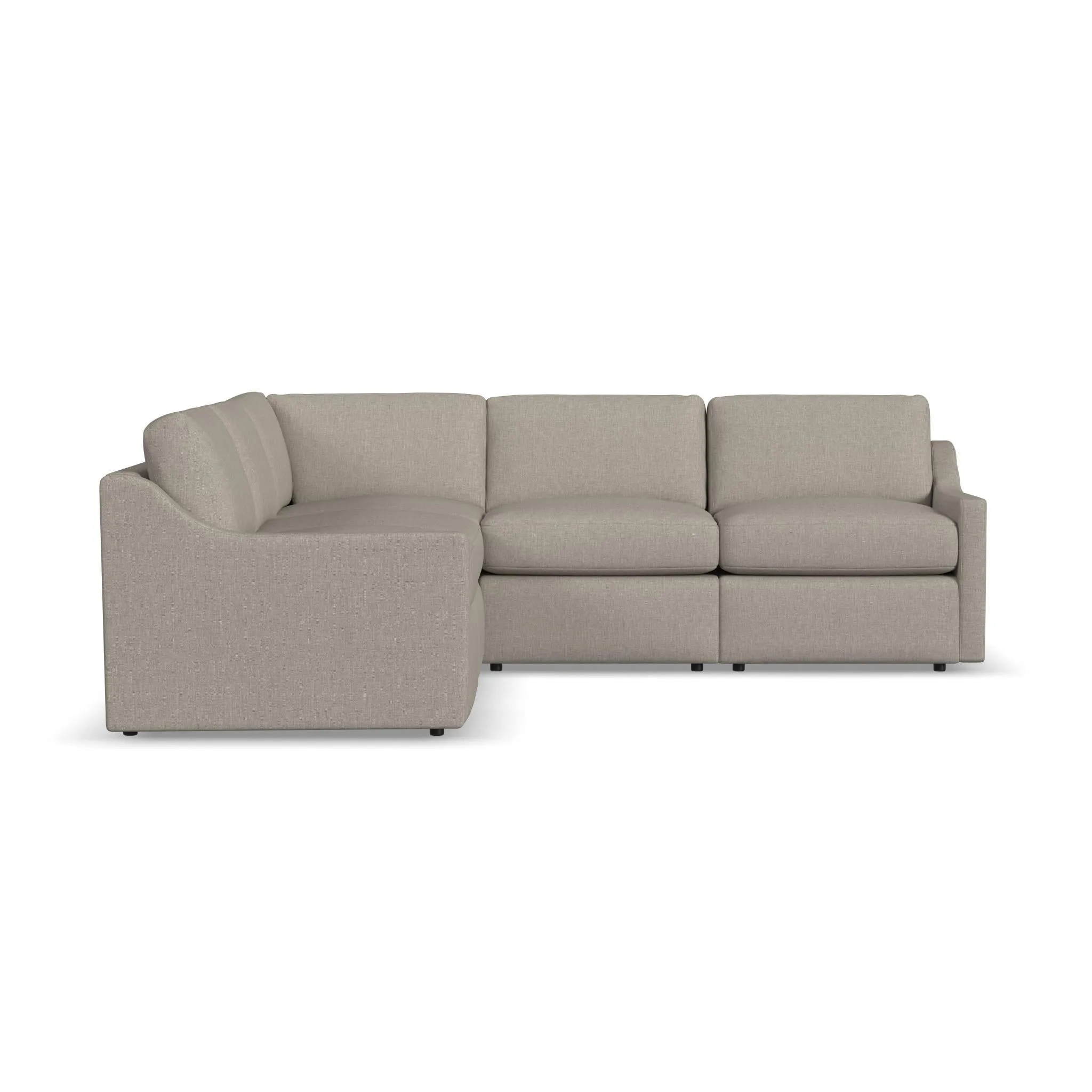 Sky Cast Ash Fabric Outdoor Sectional