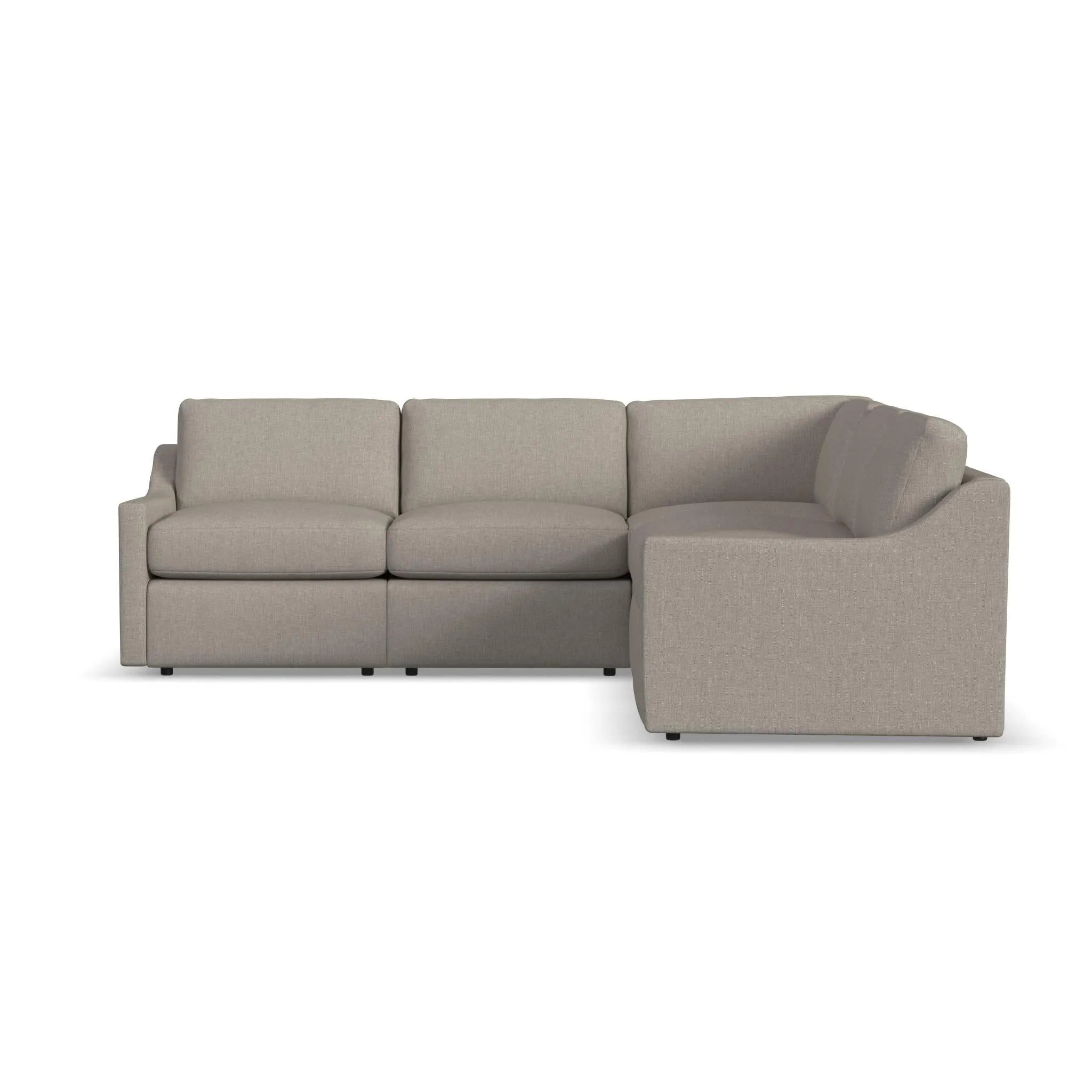 Sky Cast Ash Fabric Outdoor Sectional
