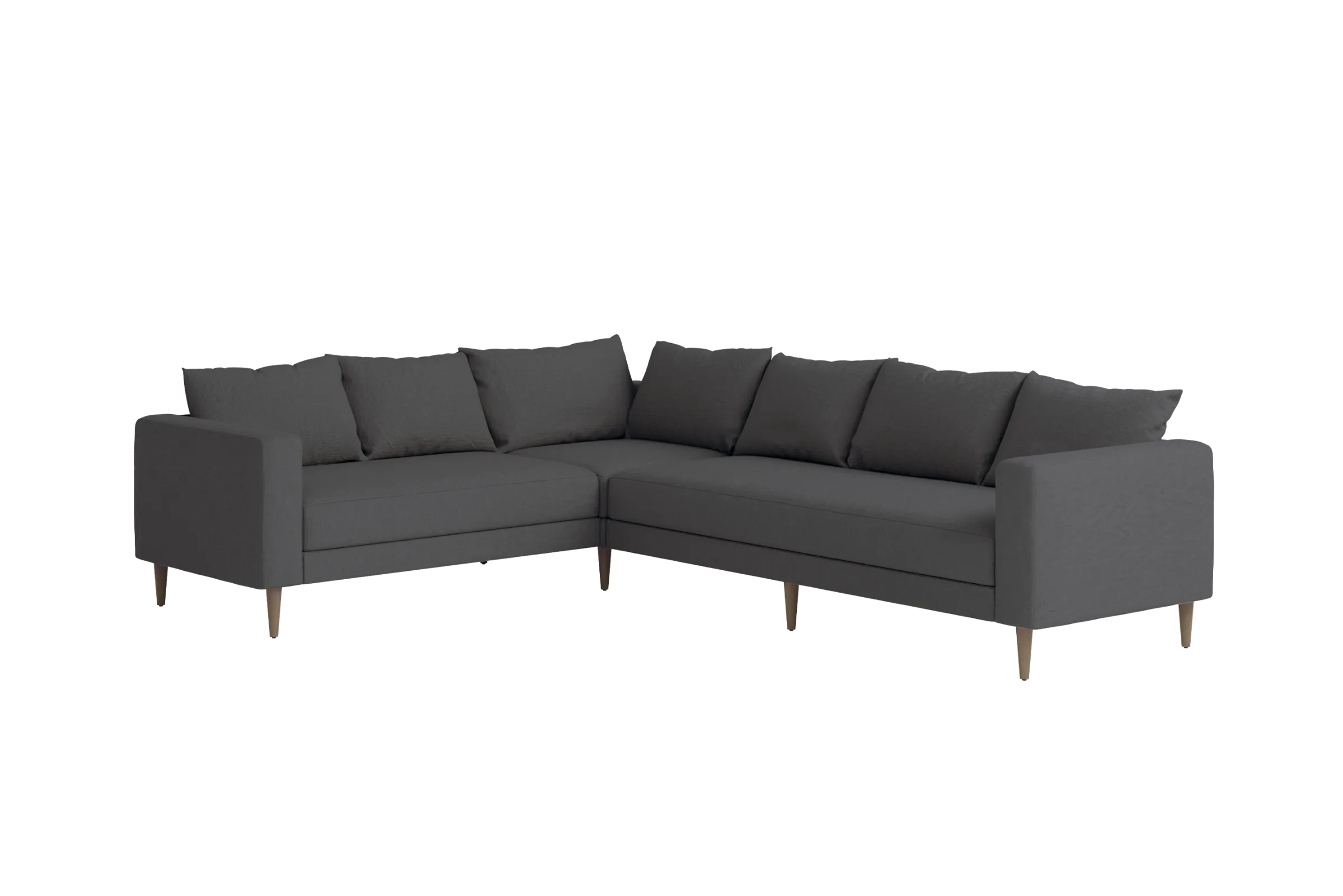 Slipcover: The Essential Corner Sectional (6 Seat) in Hemp