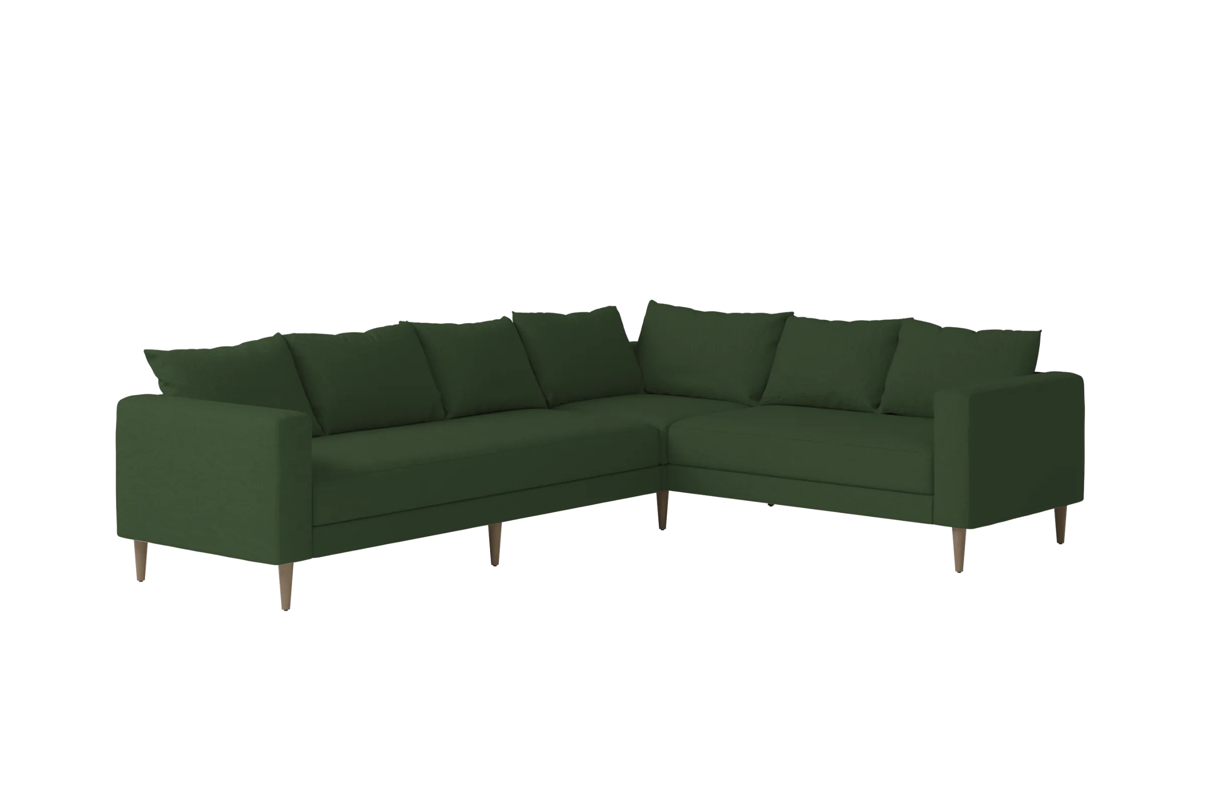 Slipcover: The Essential Corner Sectional (6 Seat) in Hemp