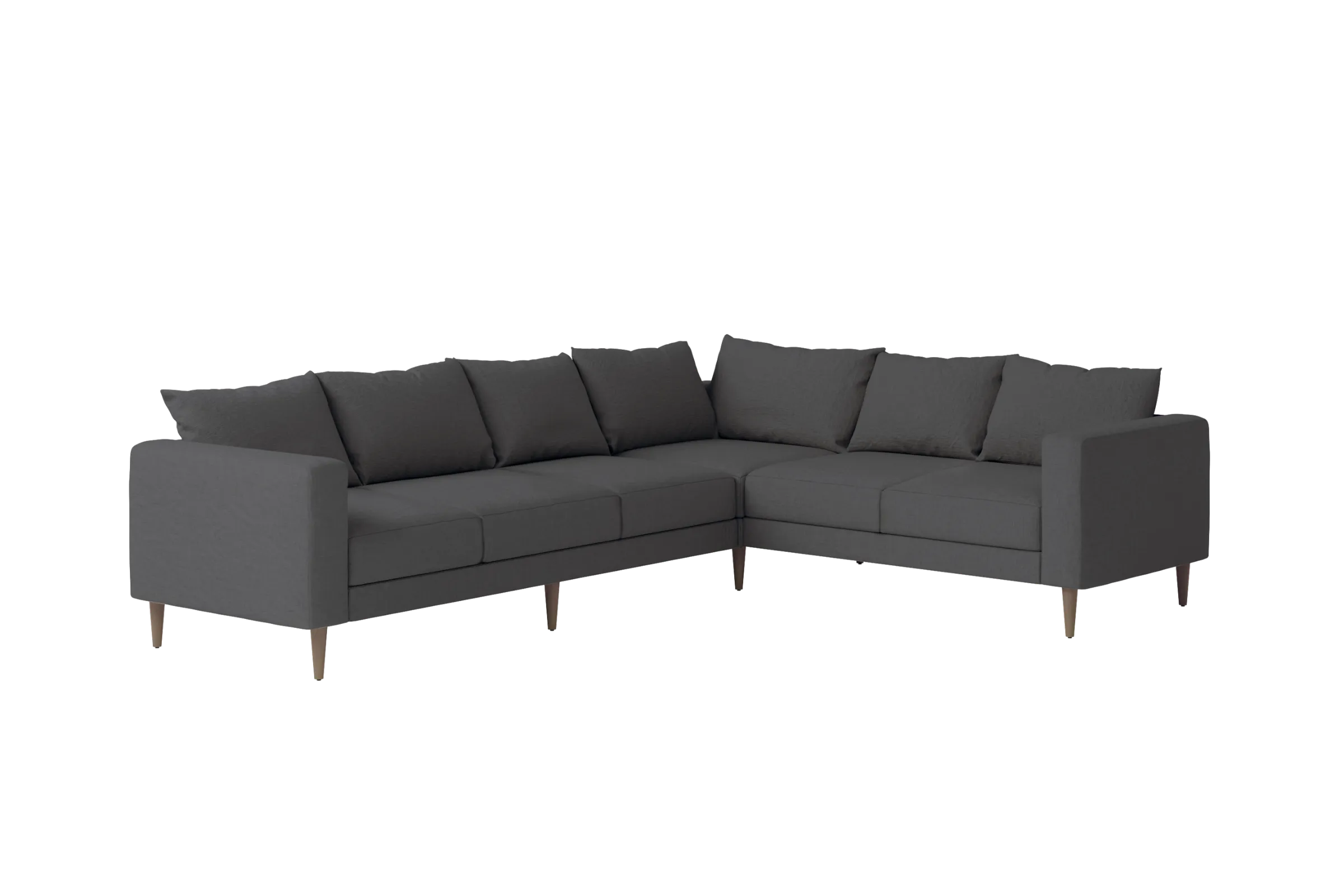Slipcover: The Essential Corner Sectional (6 Seat) in Hemp