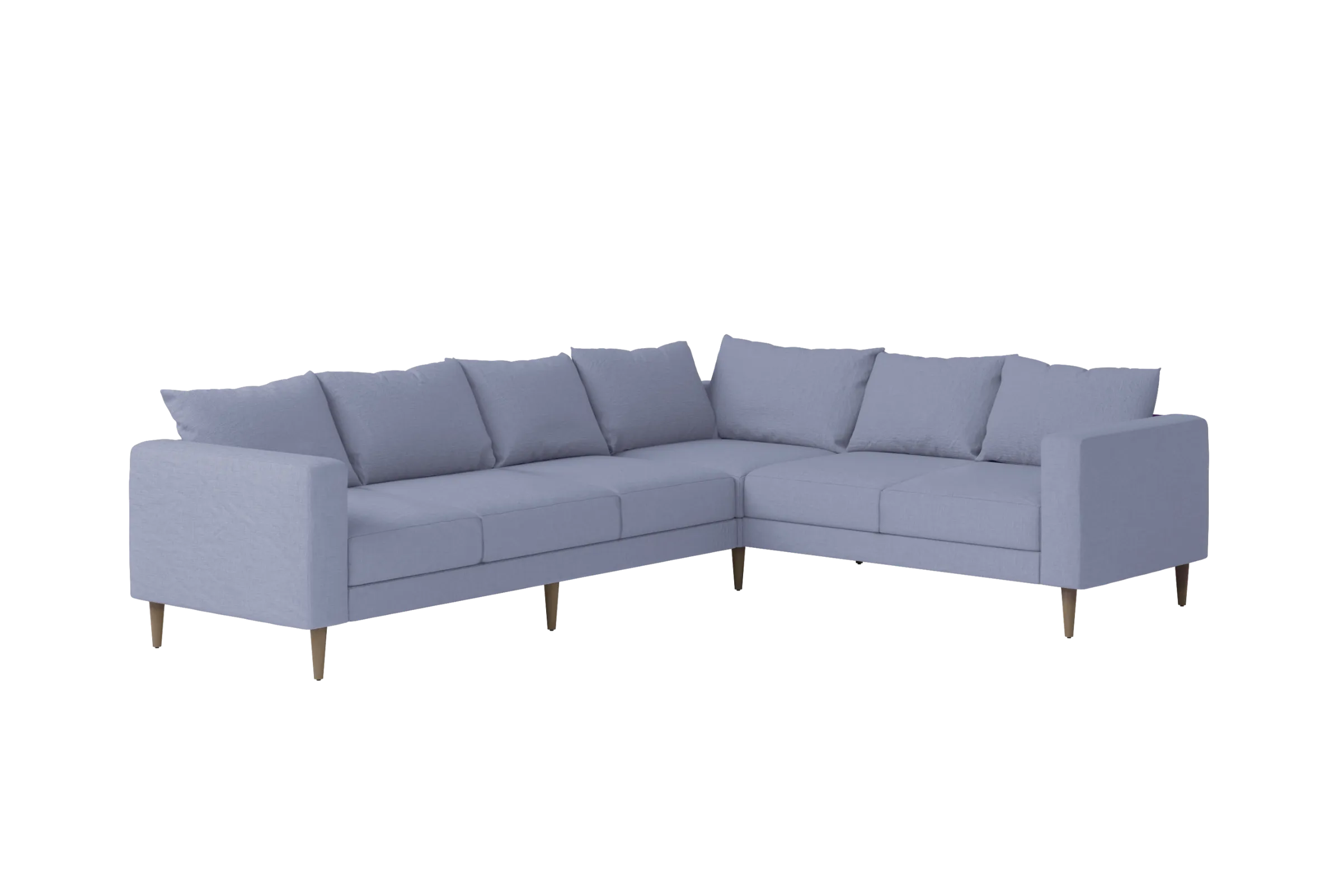 Slipcover: The Essential Corner Sectional (6 Seat) in Hemp
