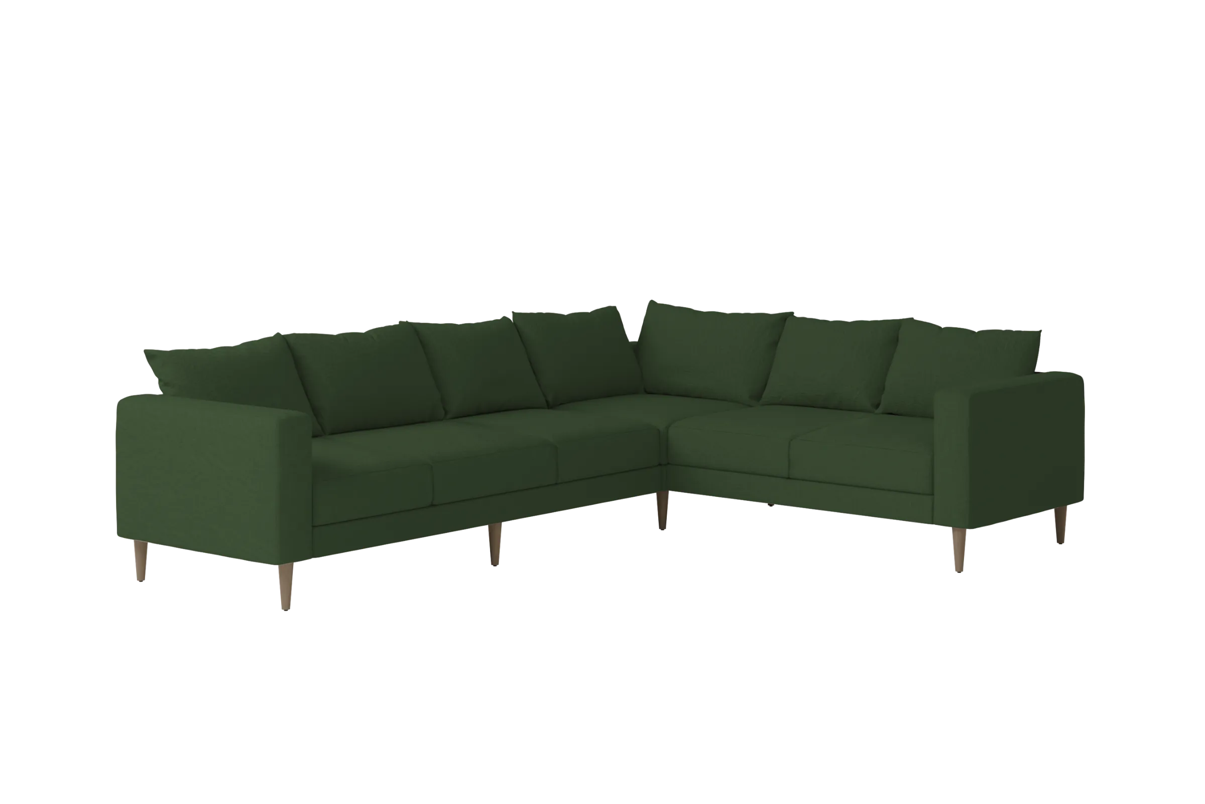 Slipcover: The Essential Corner Sectional (6 Seat) in Hemp