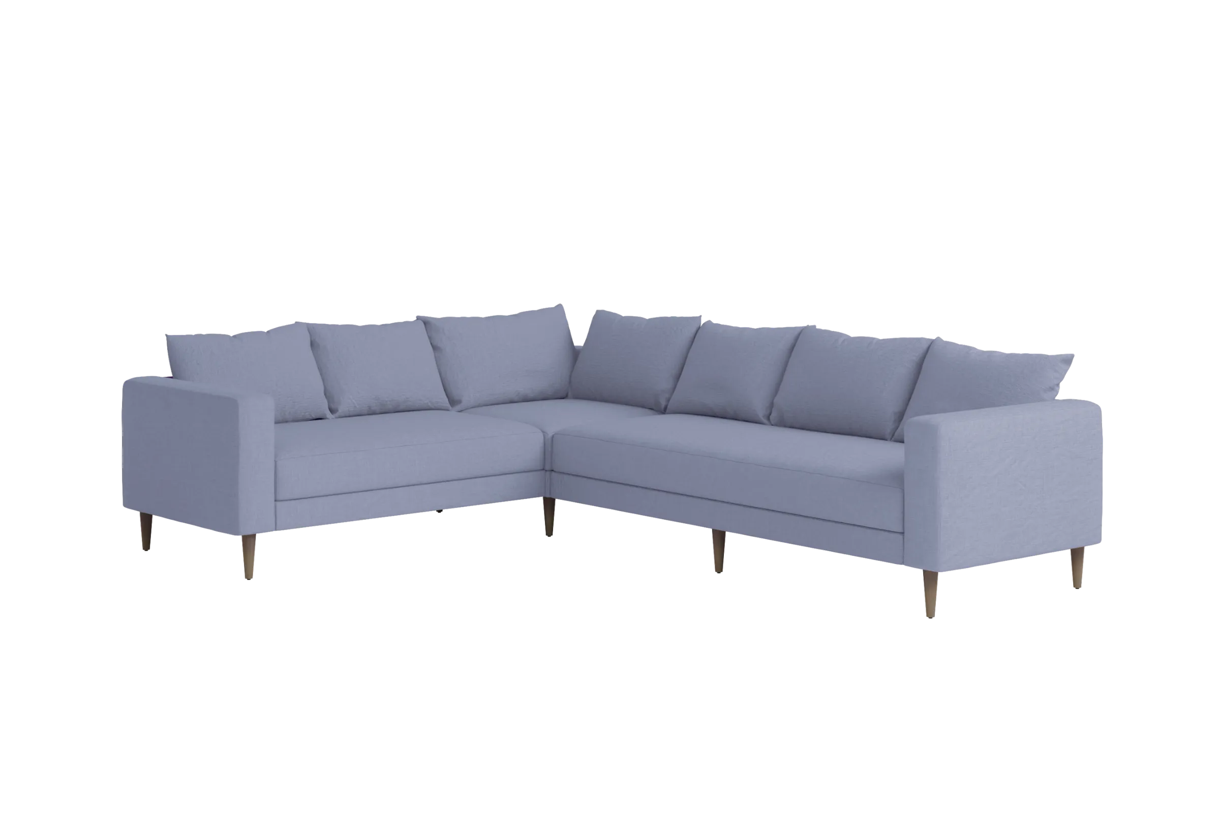 Slipcover: The Essential Corner Sectional (6 Seat) in Hemp